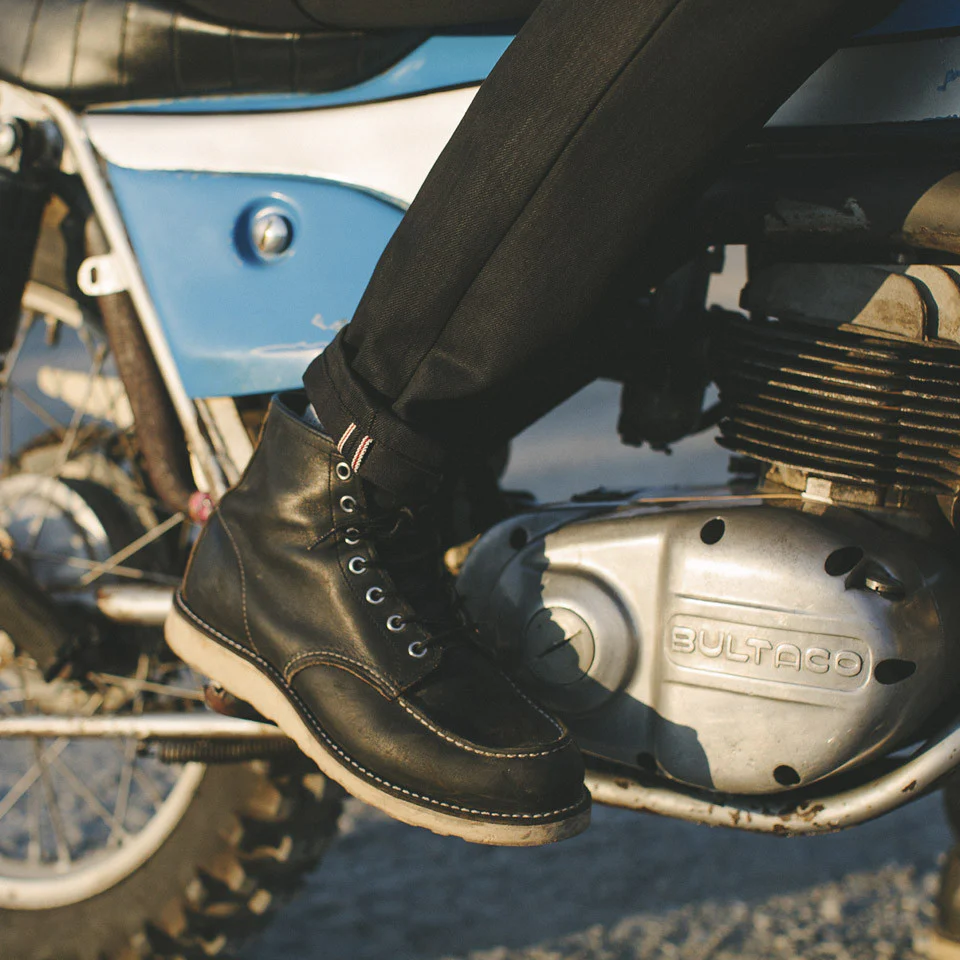 The Slim Jean in Shuttle Loomed Italian Selvage Black Denim - Image 6