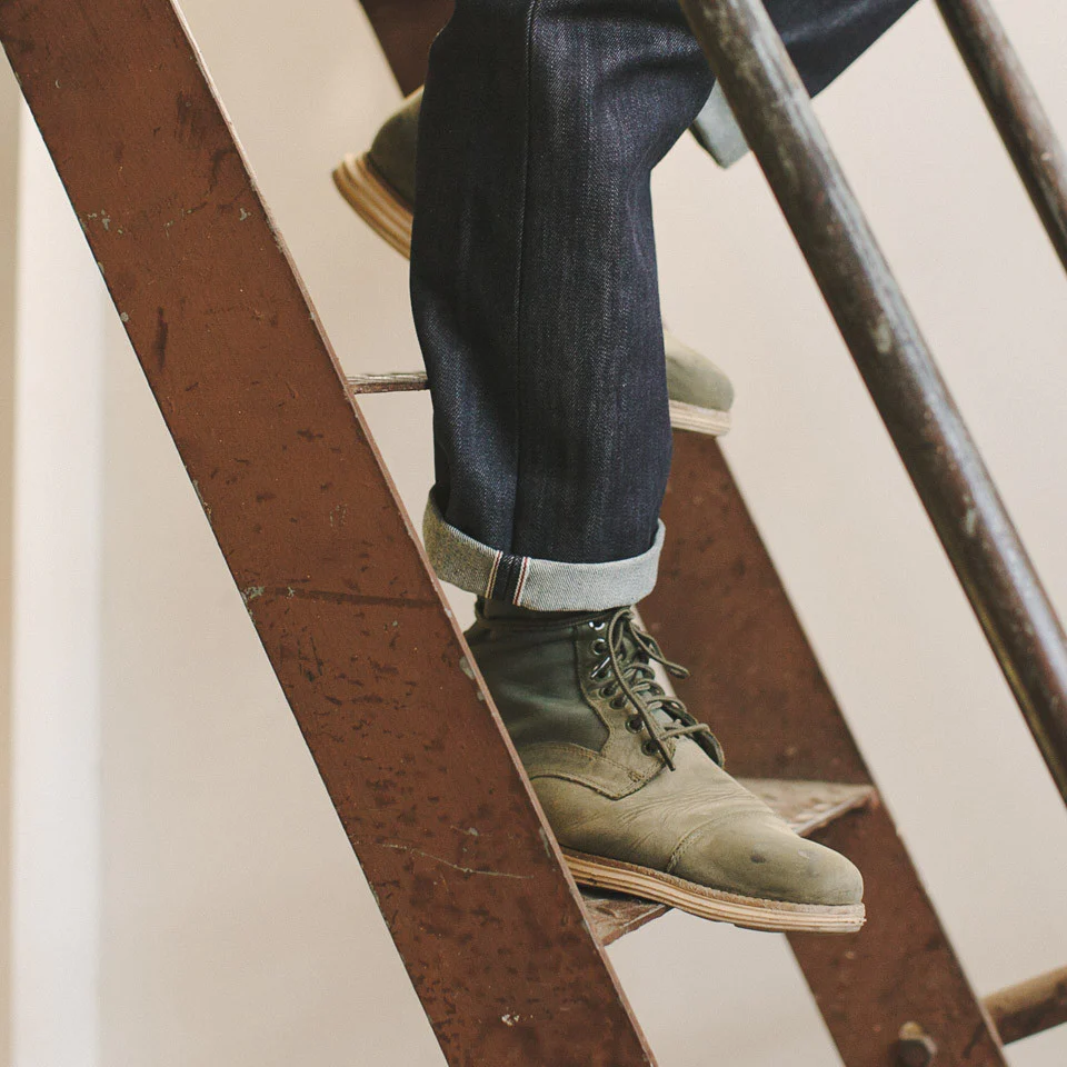 The Democratic Jean in Shuttle Loomed Italian Selvage Denim - Image 5