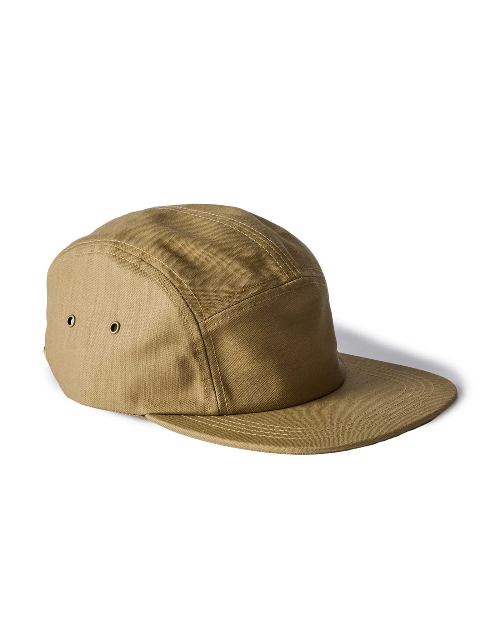 The 5-Panel Cap in Khaki Reverse Sateen - Image 5