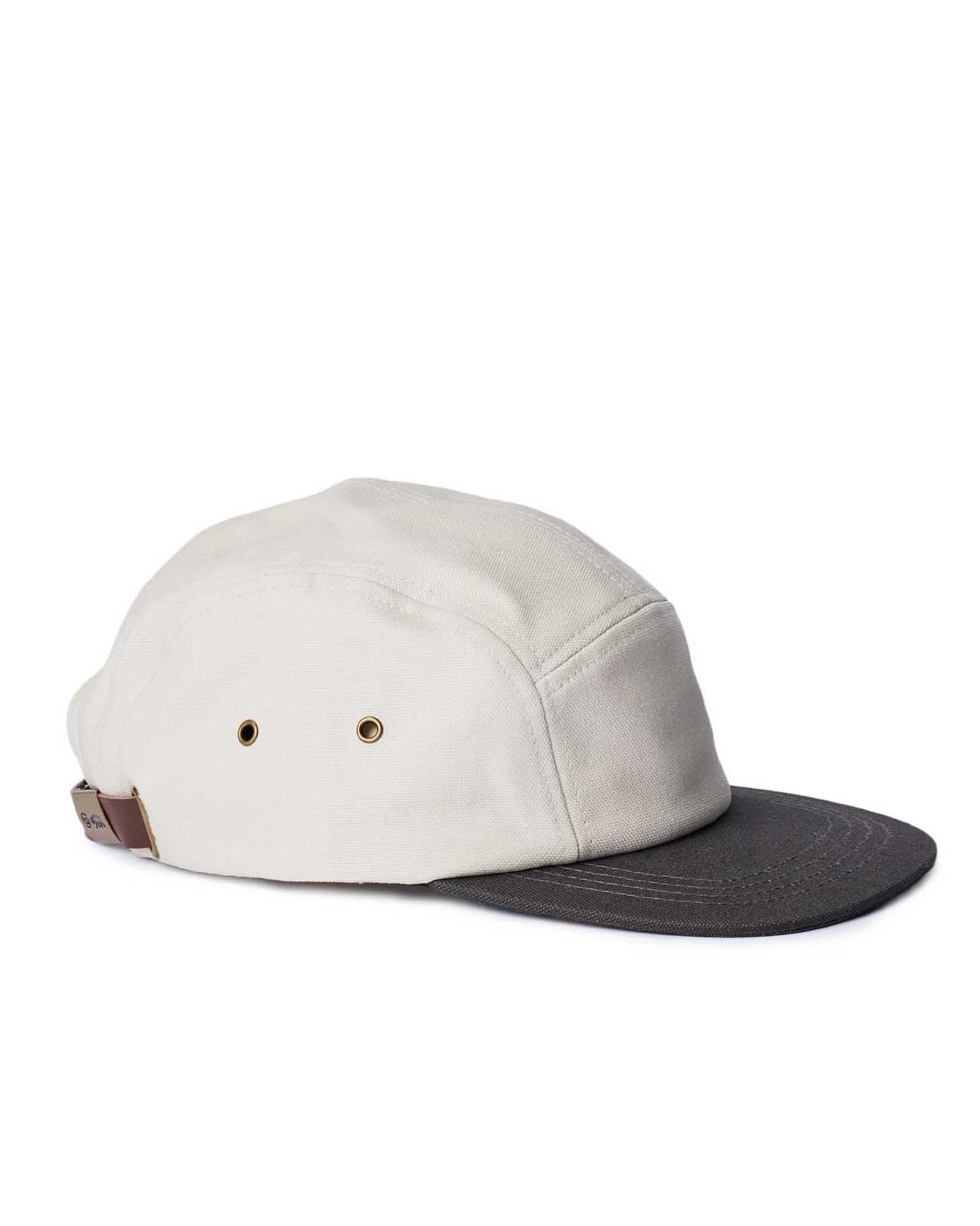 The 5-Panel Cap in Stone Pigment Canvas - Image 5
