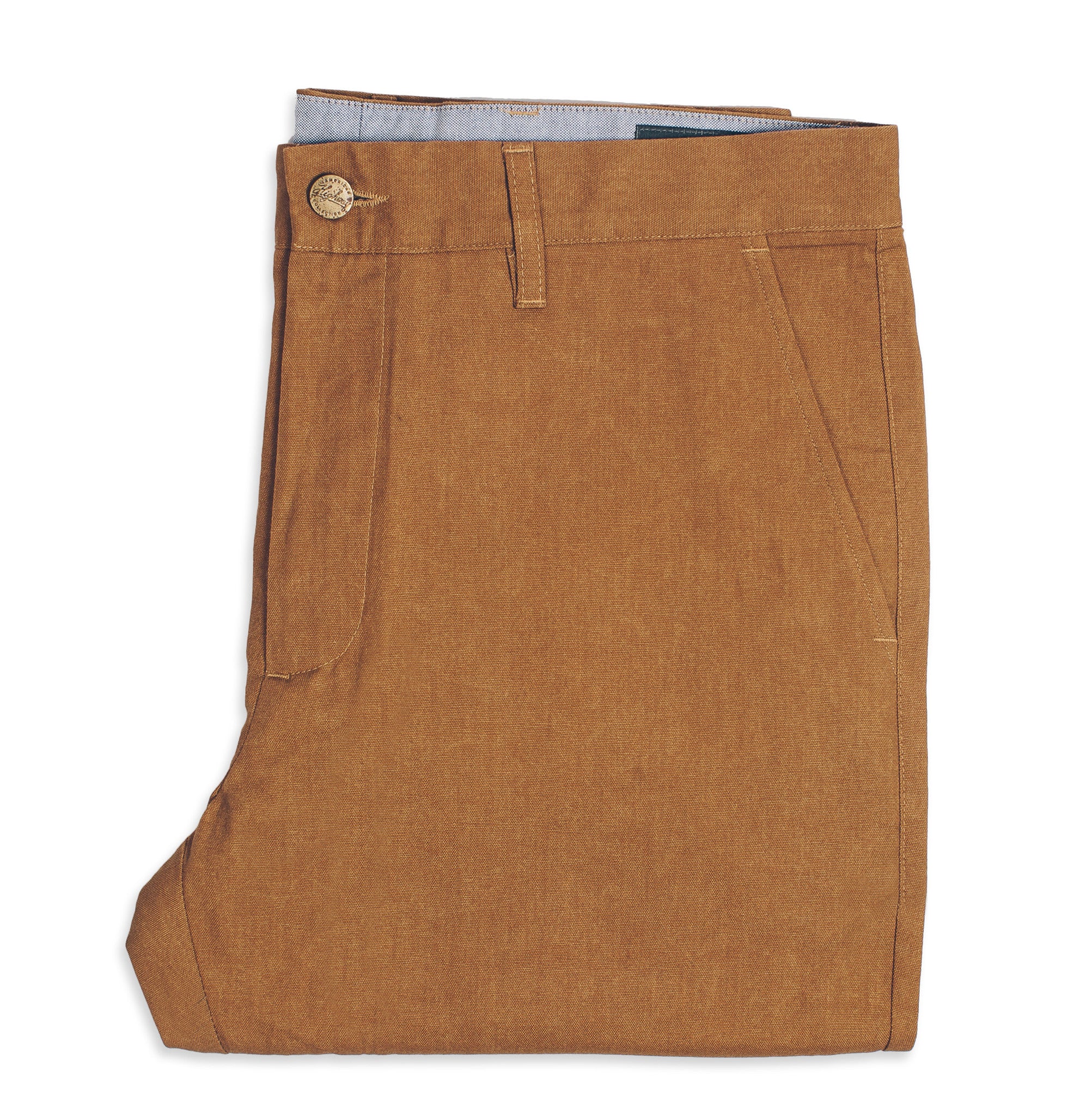 6 Point Pant in Caramel Oxford - Image 2