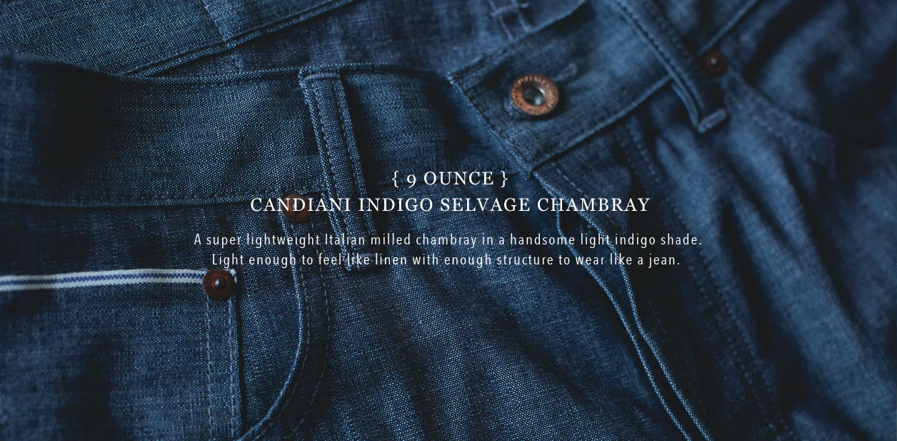 9 Oz. Candiani Italian Selvage Chambray - Slim Fit - Image 9