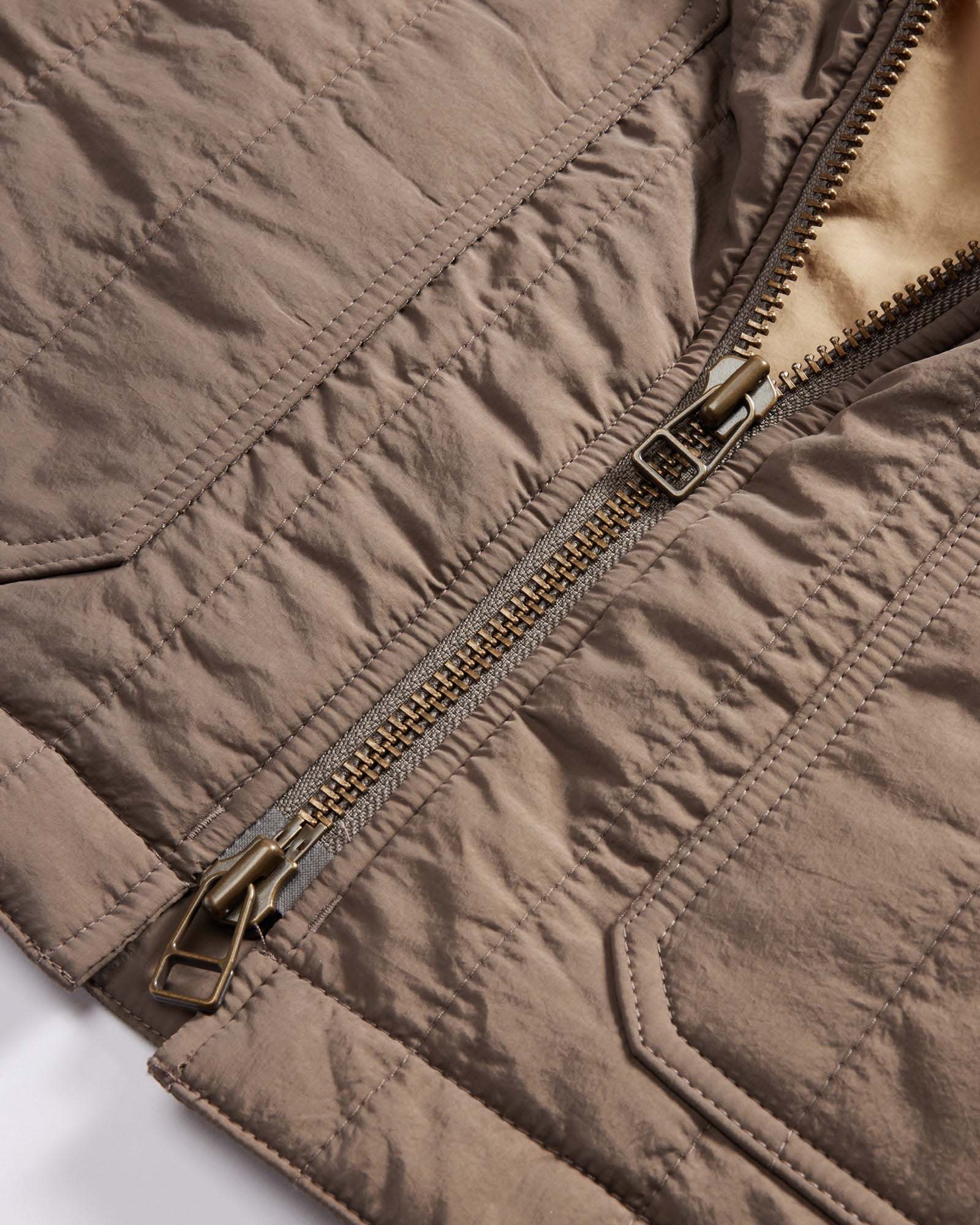 The Able Jacket in Morel Quilted Nylon - Image 6