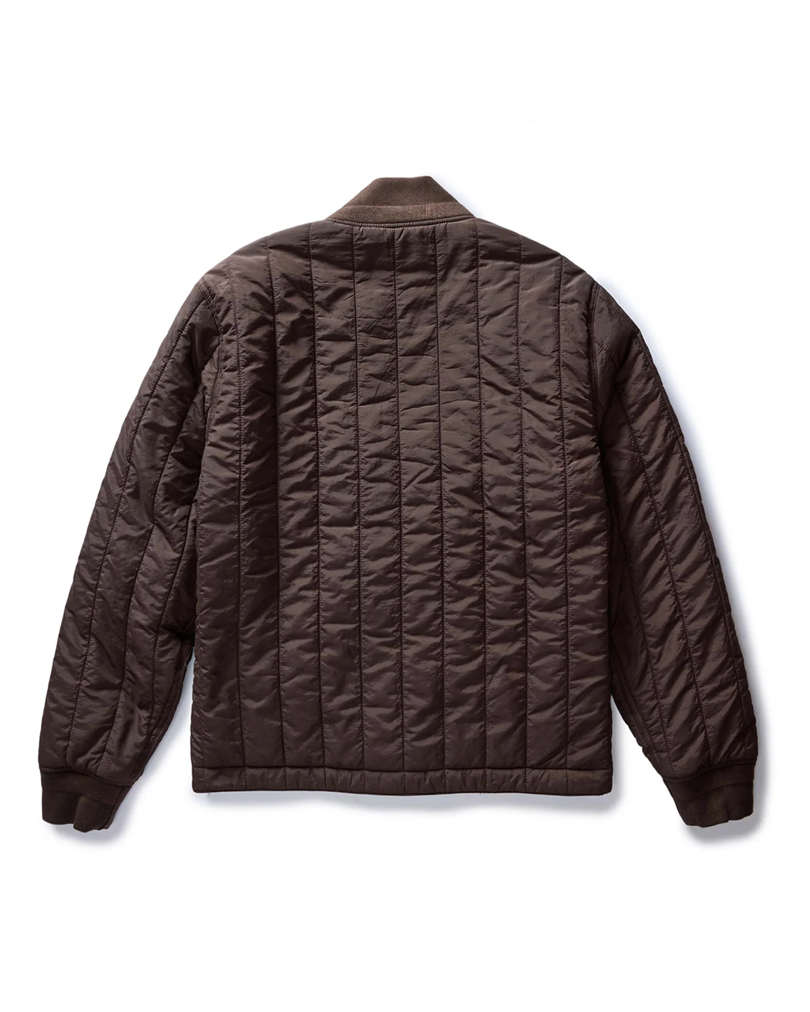 The Able Jacket in Soil Quilted Nylon - Image 9