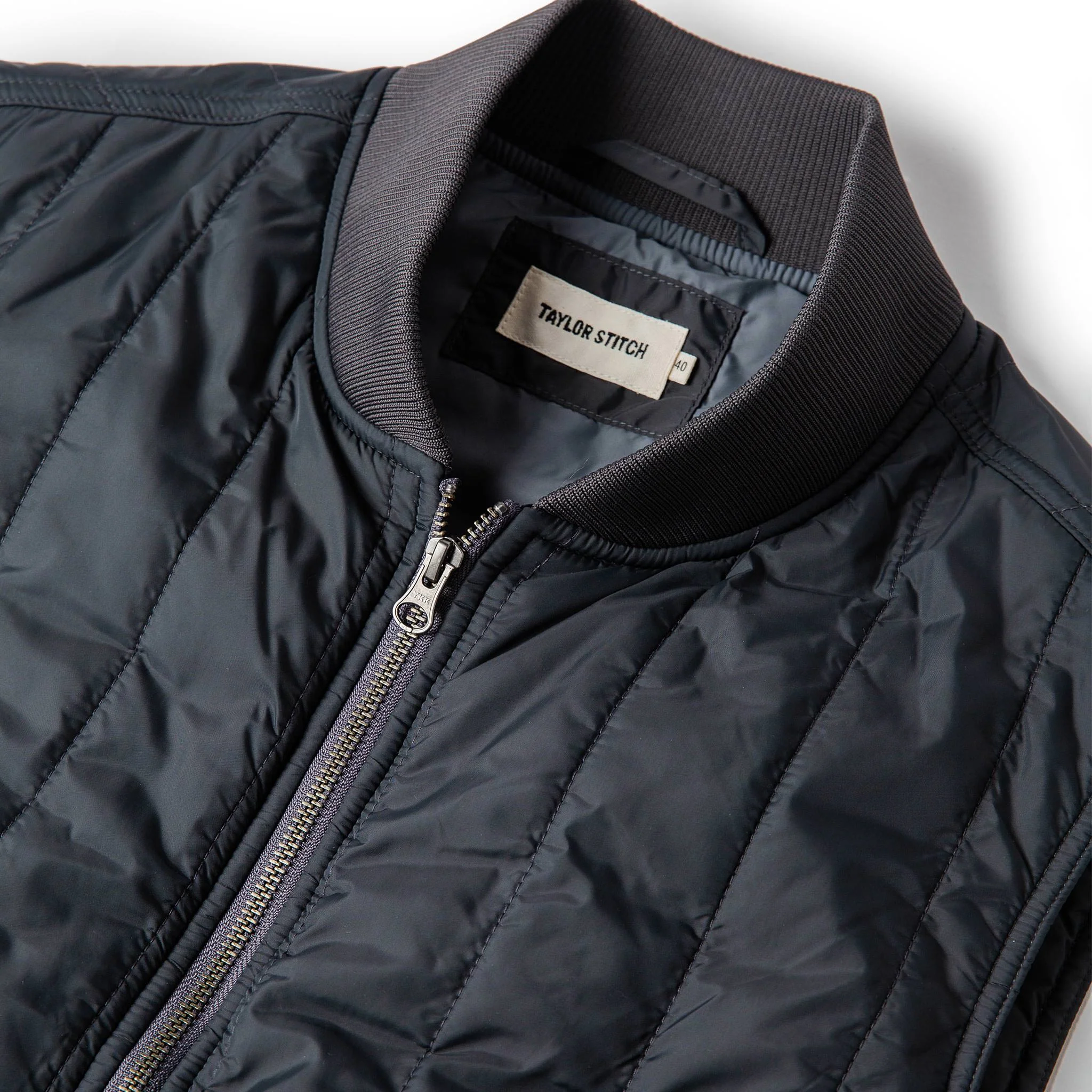 The Able Vest in Quilted Charcoal - Image 5