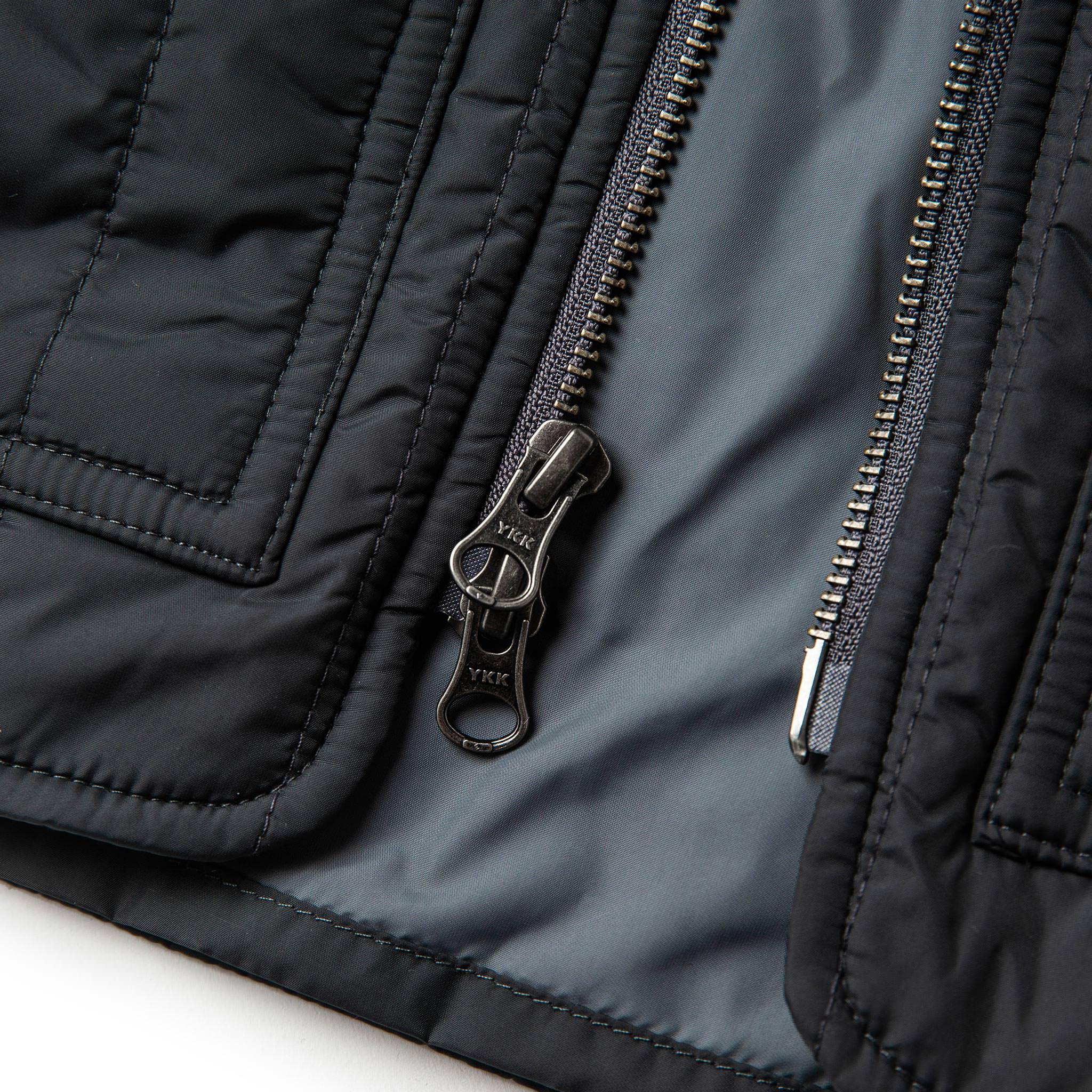 The Able Vest in Quilted Charcoal - Image 7