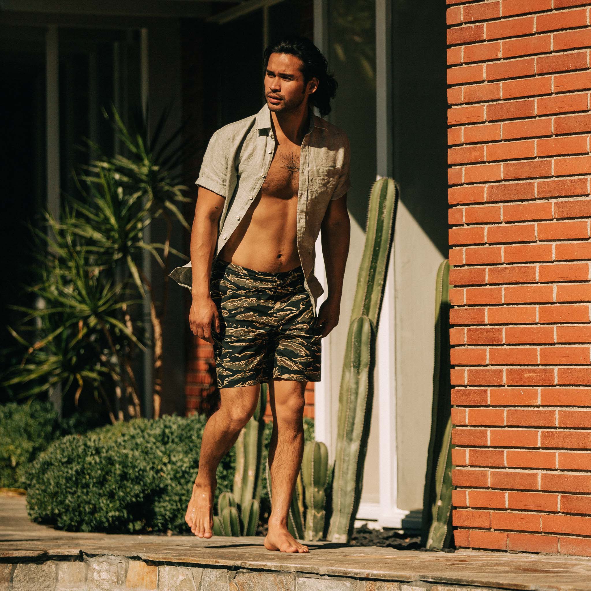 The Adventure Short in Tiger Camo - Image 5