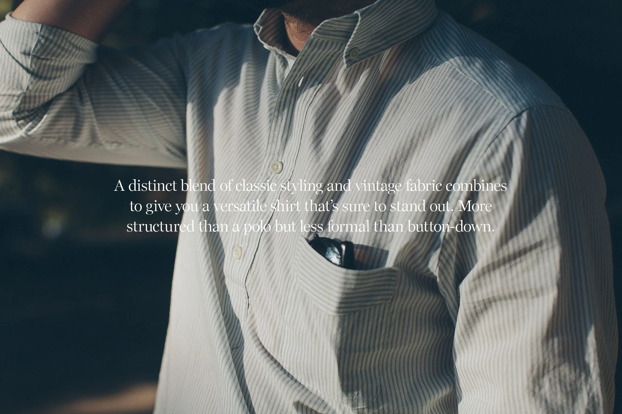 The Popover in Antique Blue Stripe - Image 9