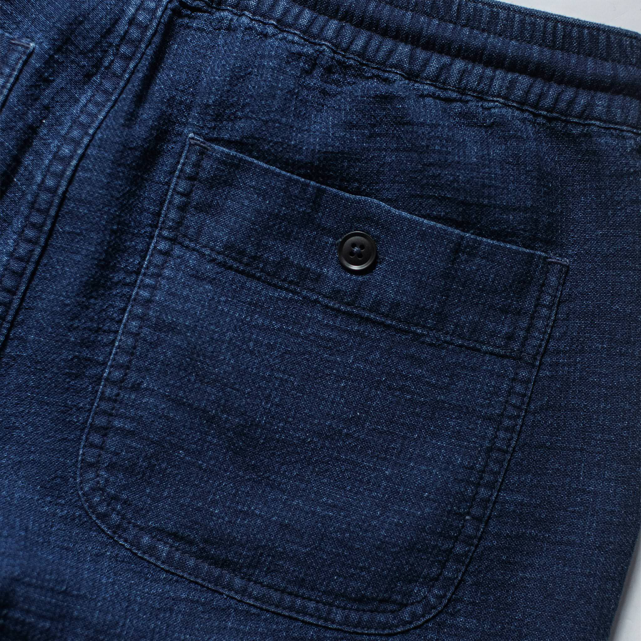 The Apres Pant in Indigo Double Cloth - Image 9