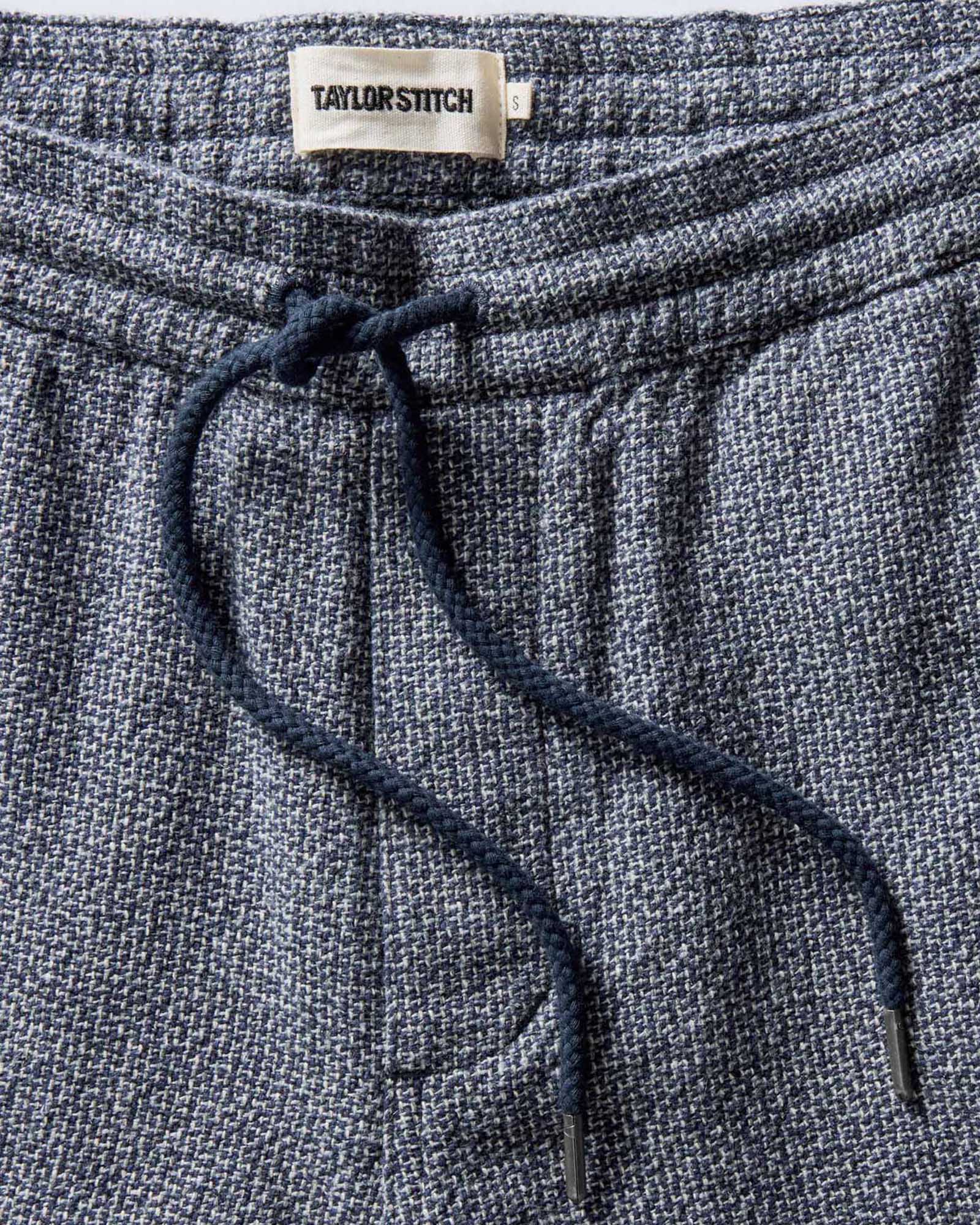 The Apres Pant in Navy Linen Tweed - Image 6