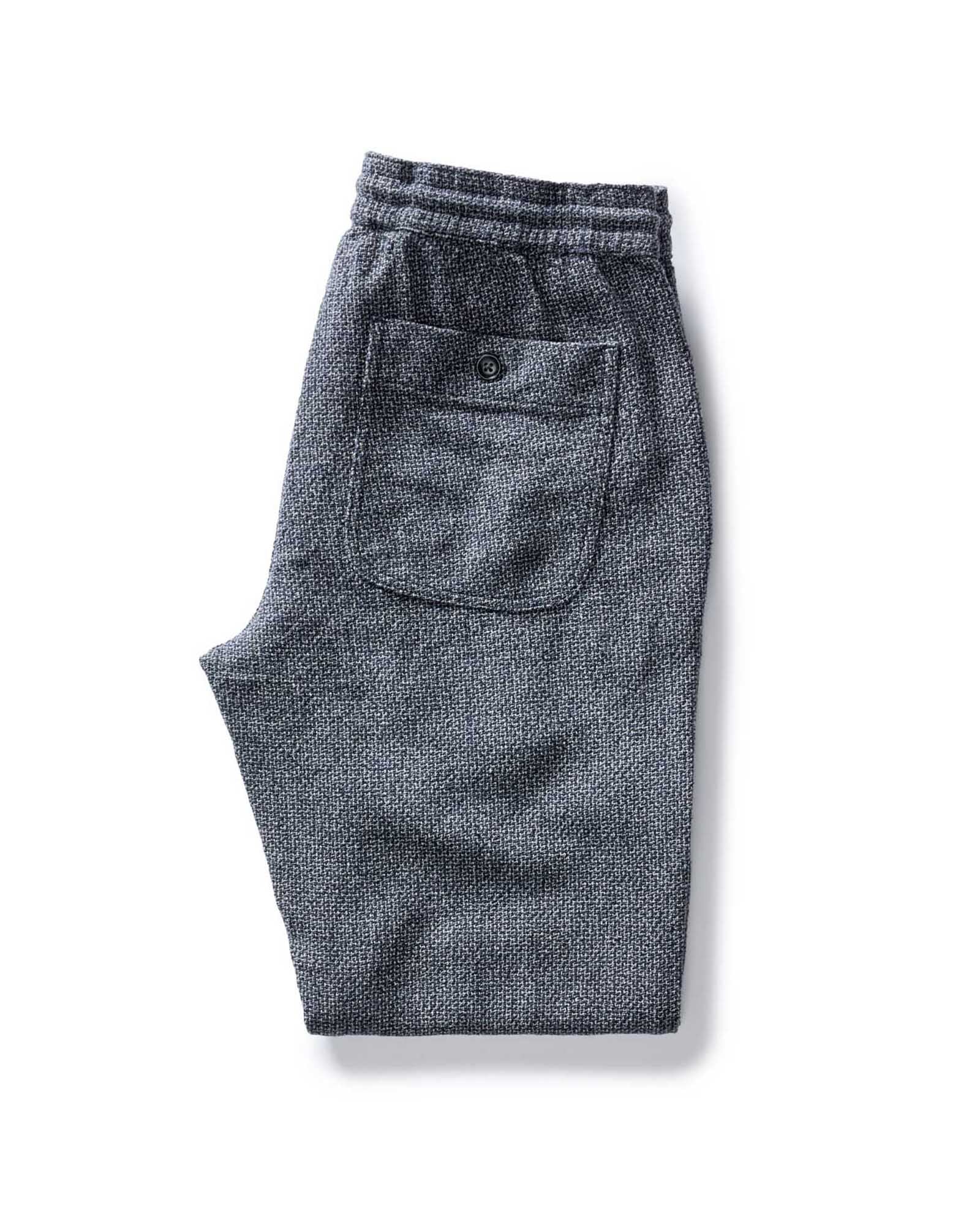 The Apres Pant in Navy Linen Tweed - Image 8