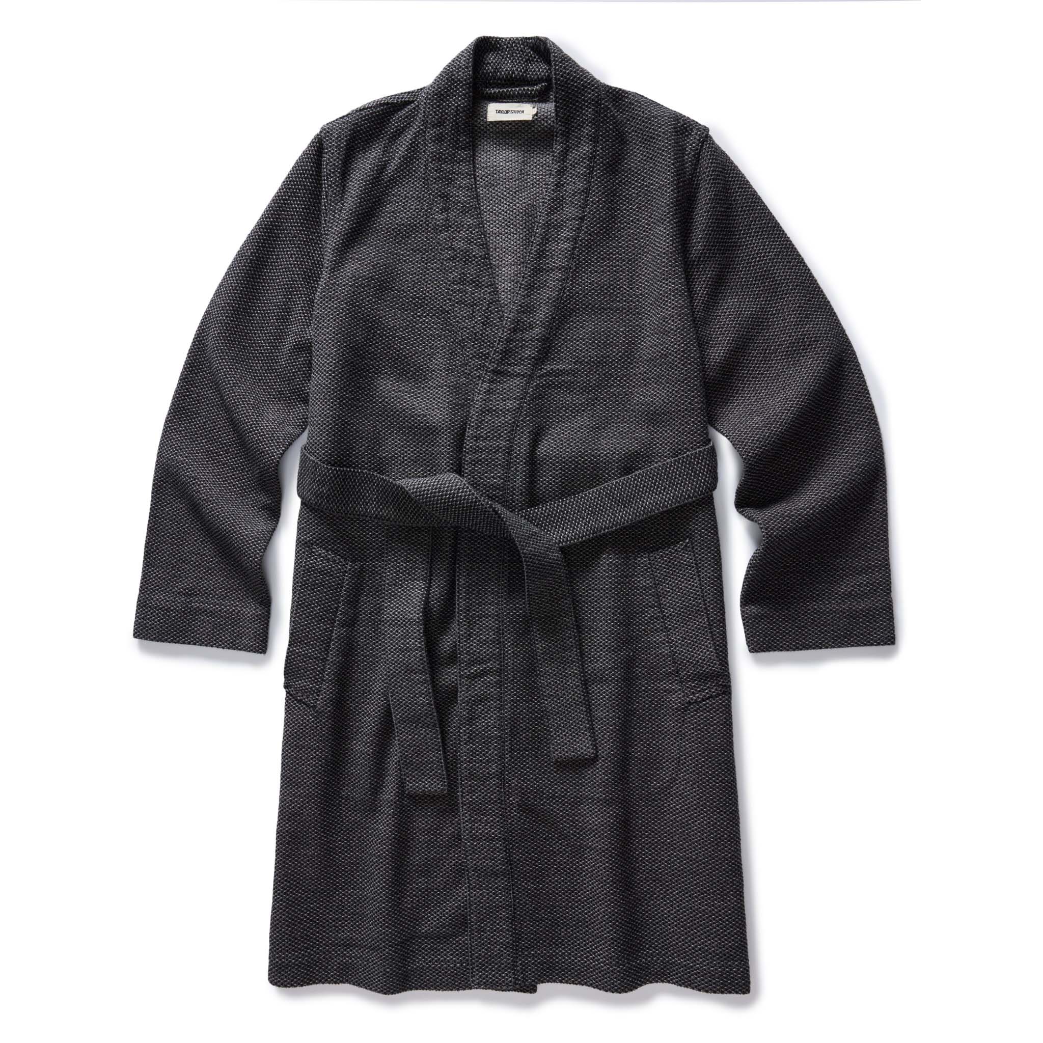 The Apres Robe in Charcoal Sashiko - Image 8