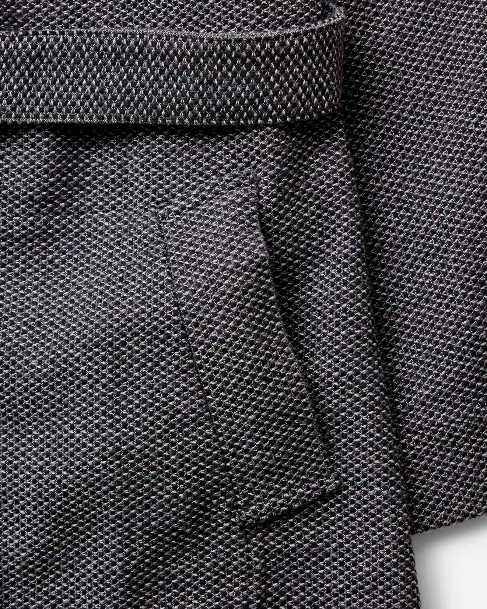The Apres Robe in Charcoal Sashiko - Image 8