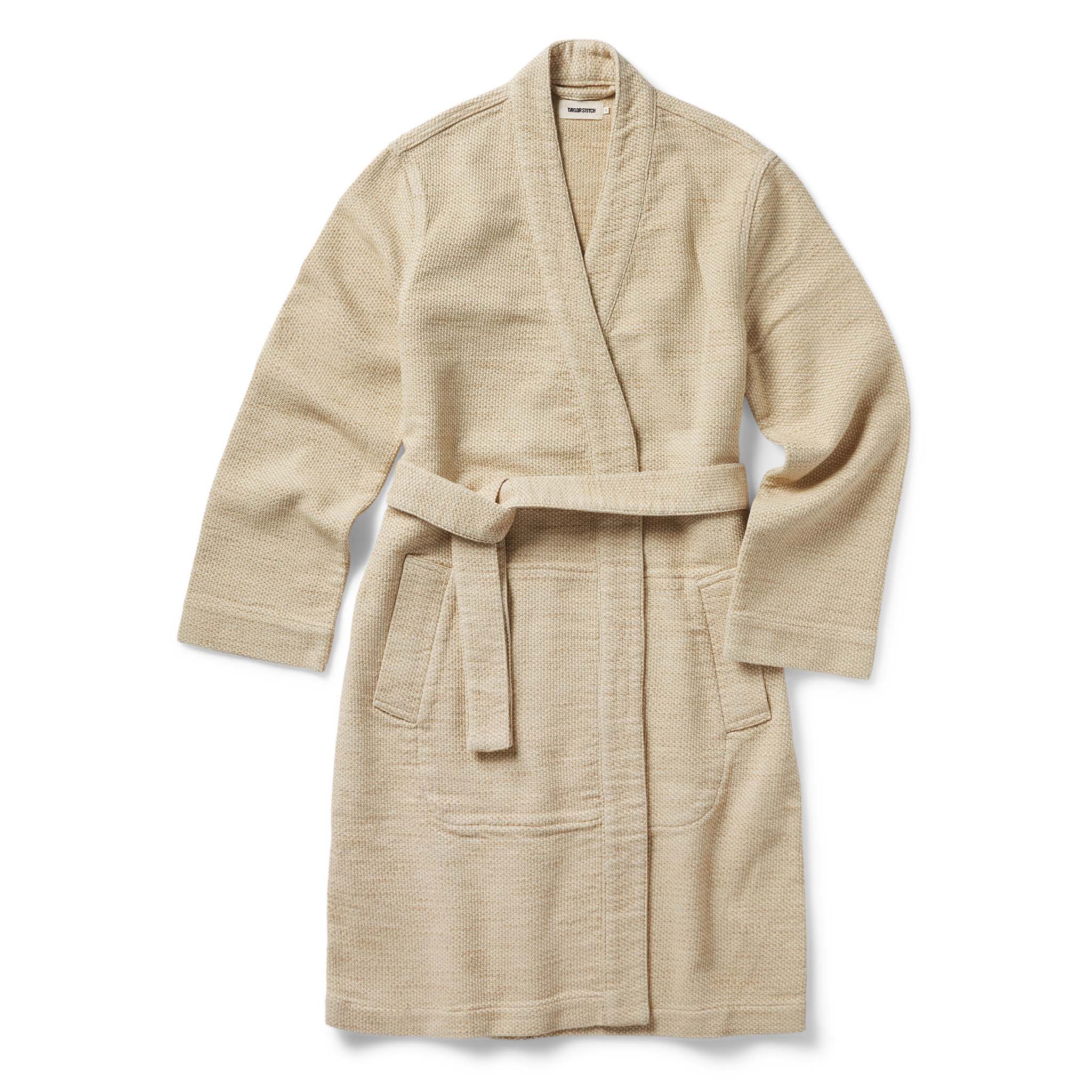 The Apres Robe in Natural Sashiko - Image 5