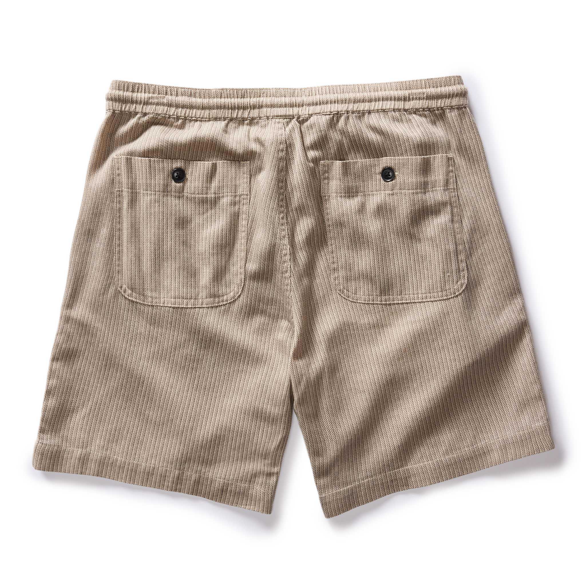 The Apres Short in Black Coffee Stripe - Image 5