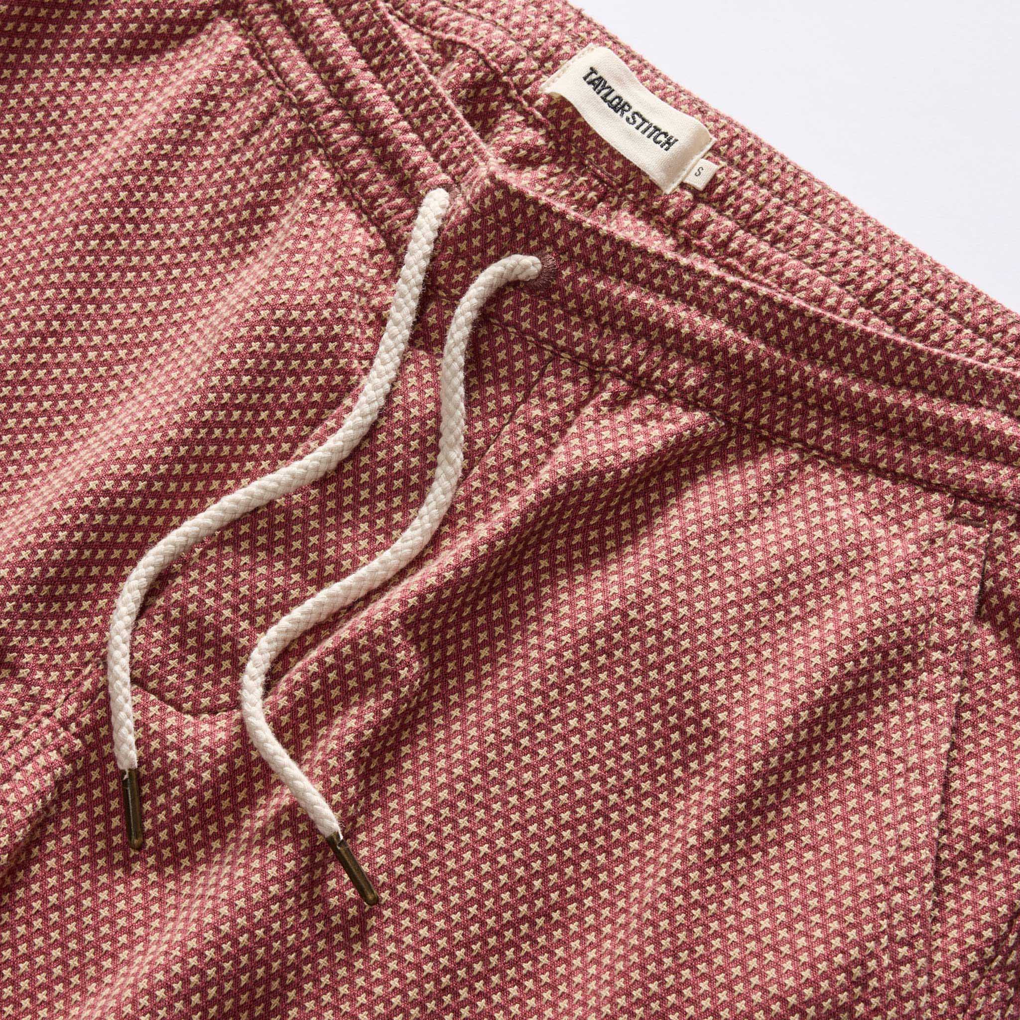The Apres Short in Fired Brick Dobby - Image 7