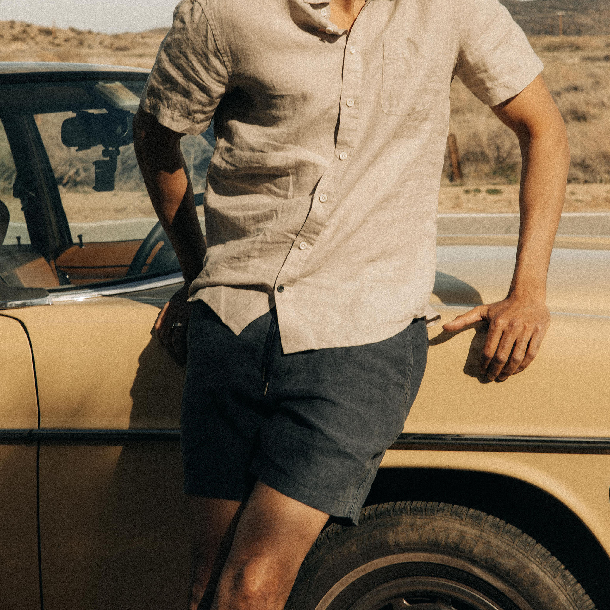 The Apres Short in Granite Hemp - Image 2