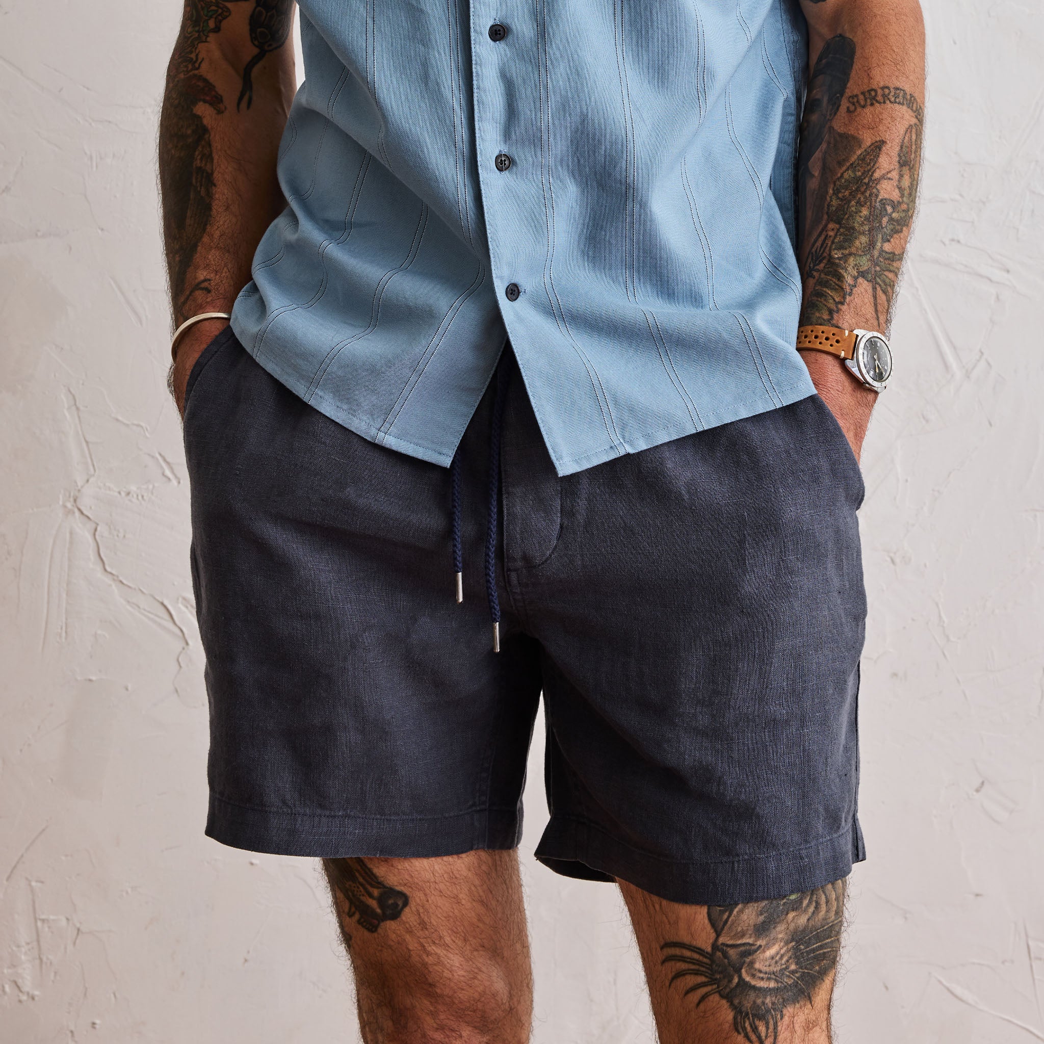 The Apres Short in Marine Hemp - Image 2