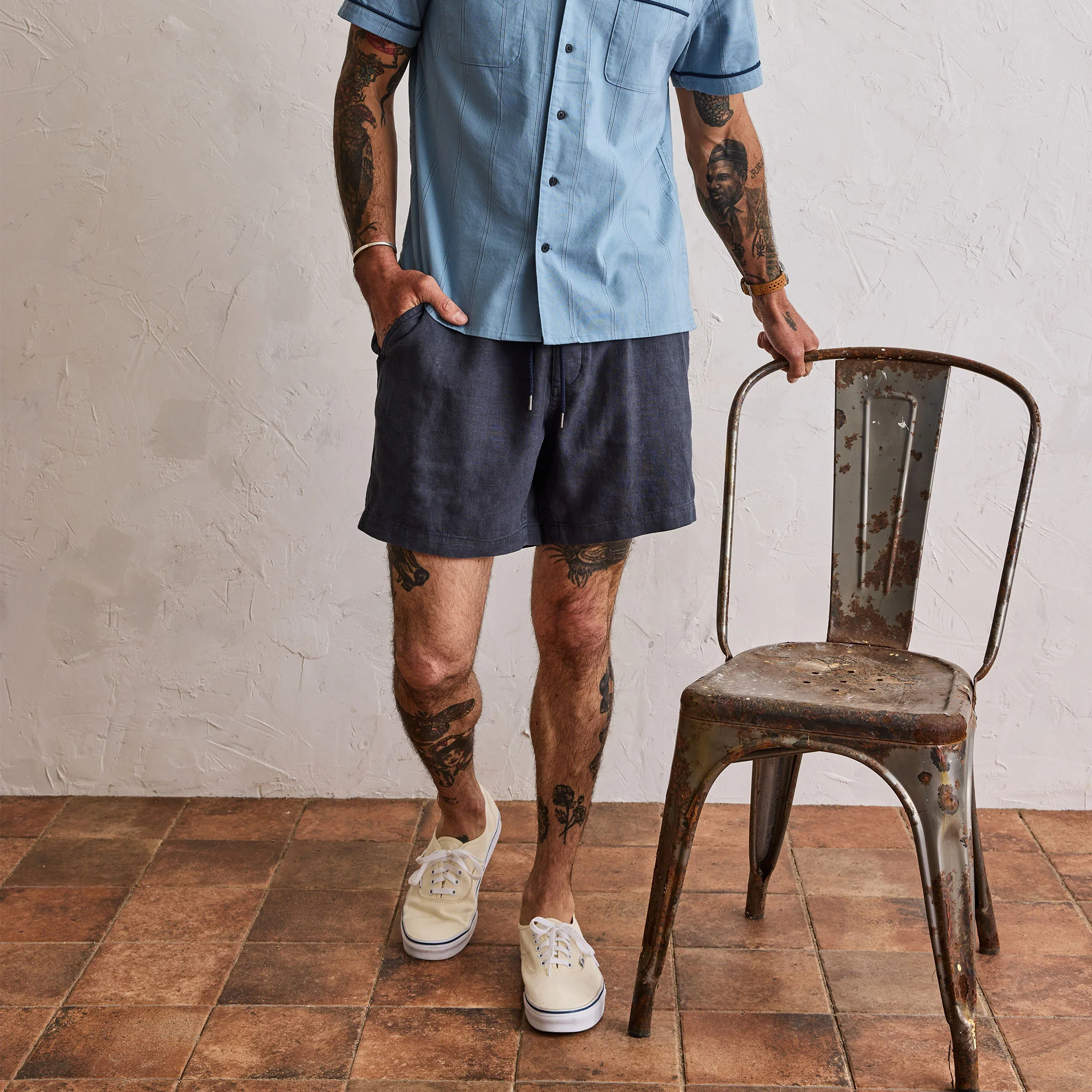 The Apres Short in Marine Hemp - Image 3
