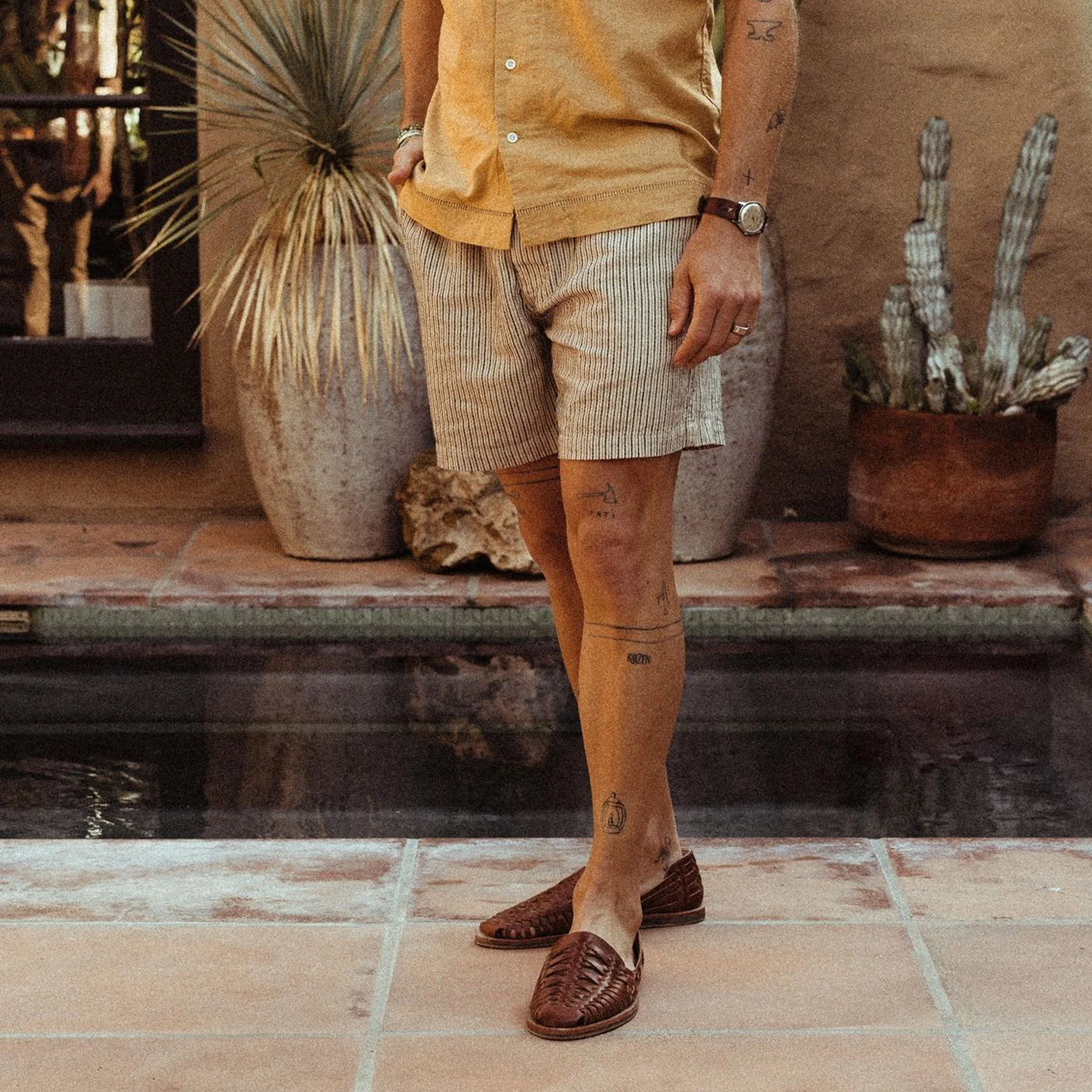 The Apres Short in Morita Stripe - Image 3