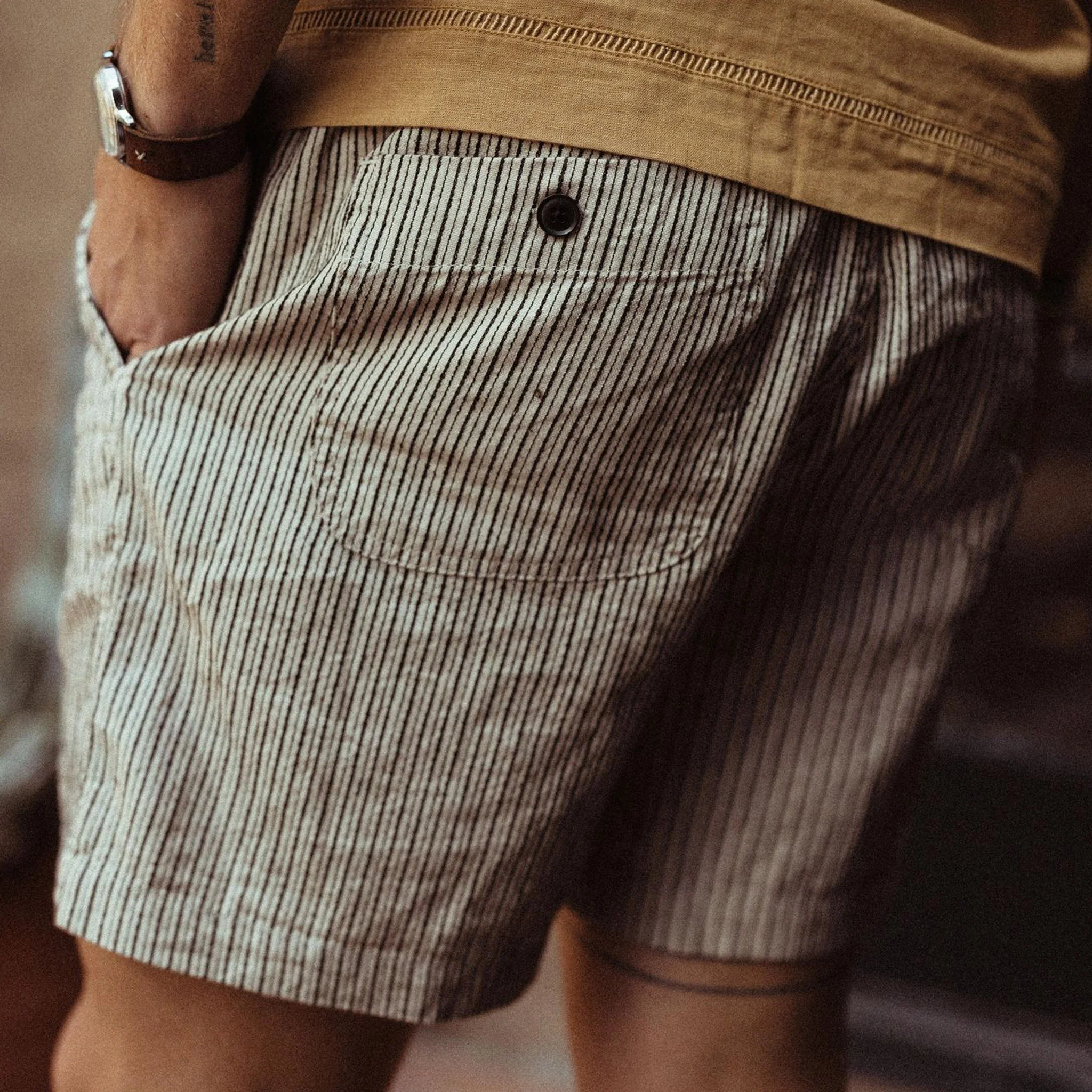 The Apres Short in Morita Stripe - Image 4