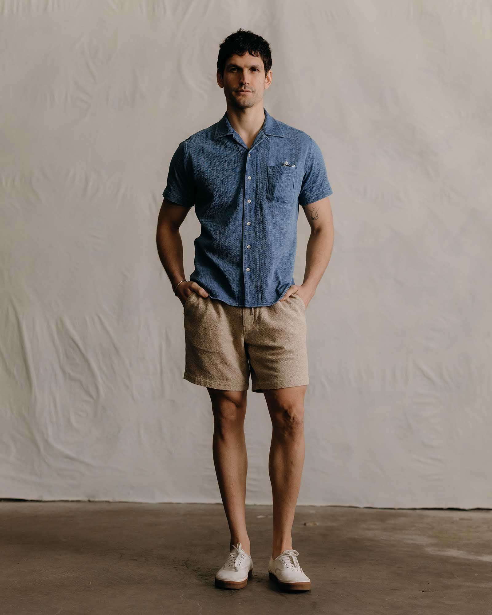 The Apres Short in Oat Linen Tweed - Image 2