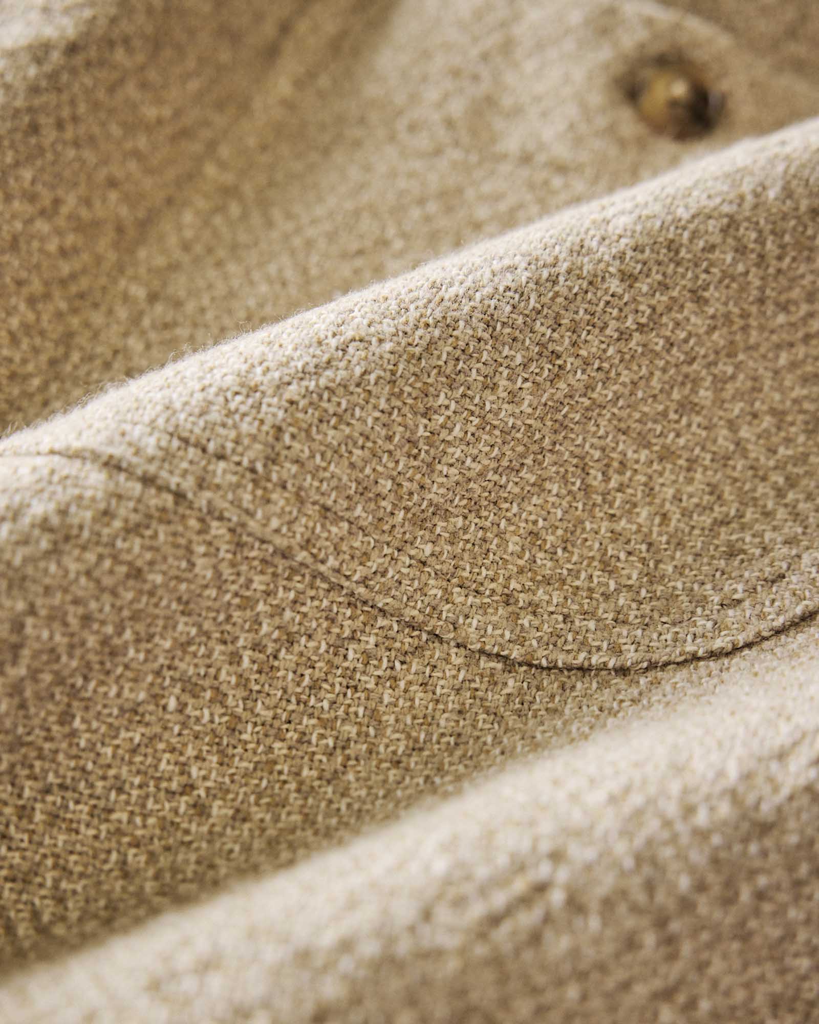 The Apres Short in Oat Linen Tweed - Image 6