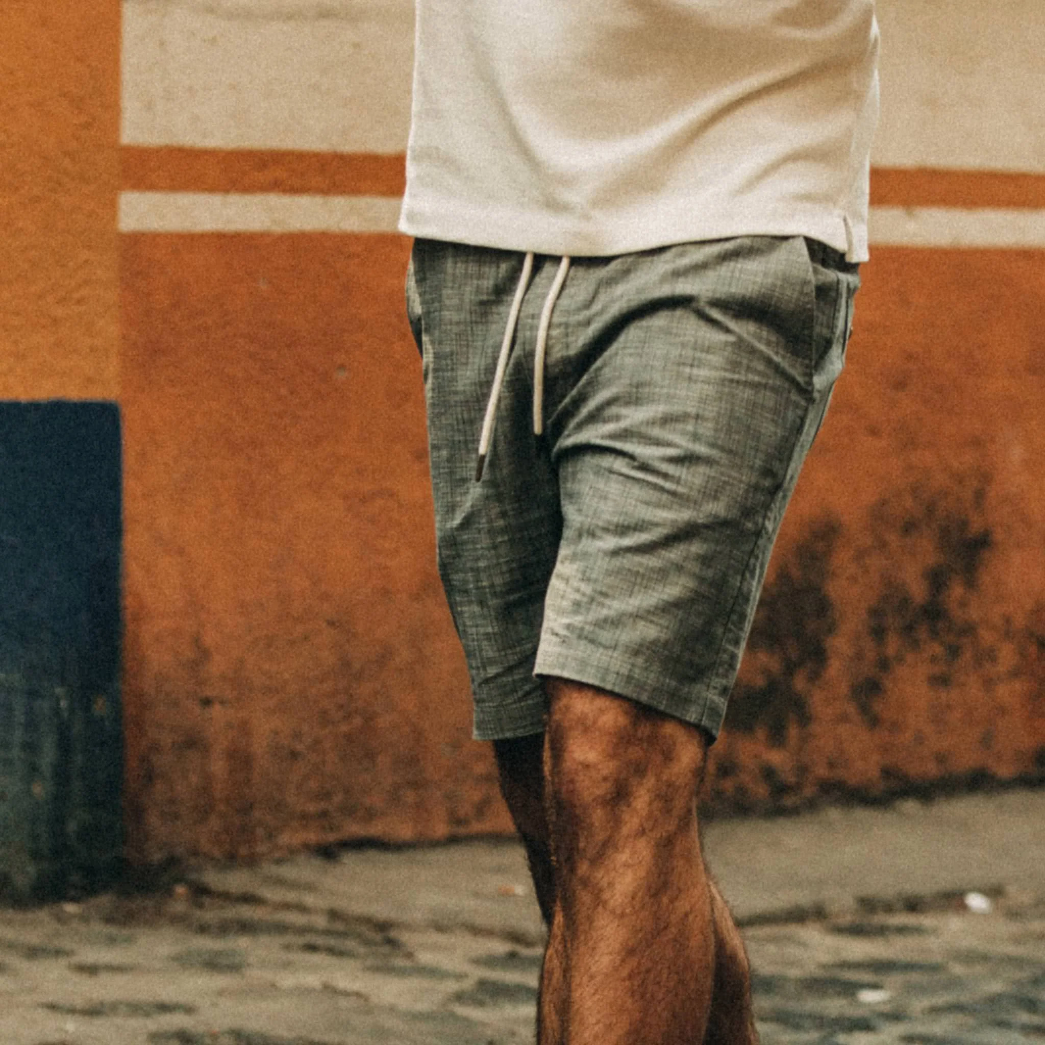The Apres Short in Olive Pin Dot - Image 3