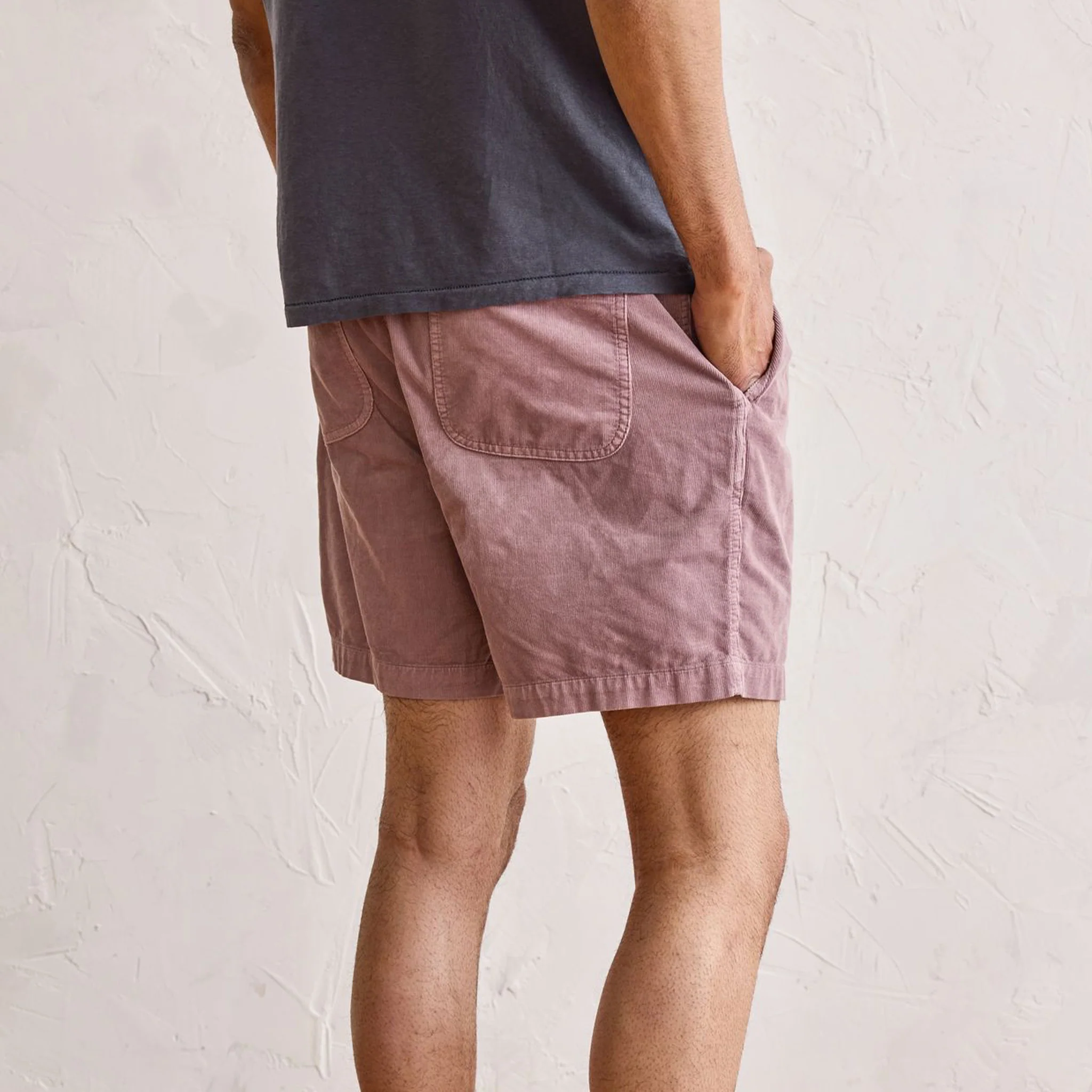 The Apres Short in Poppy Seed Micro Cord - Image 4