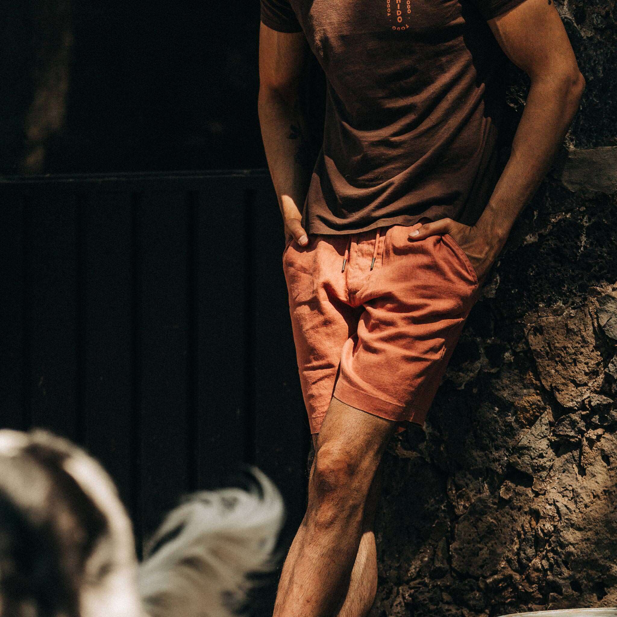 The Apres Short in Rust Hemp - Image 2