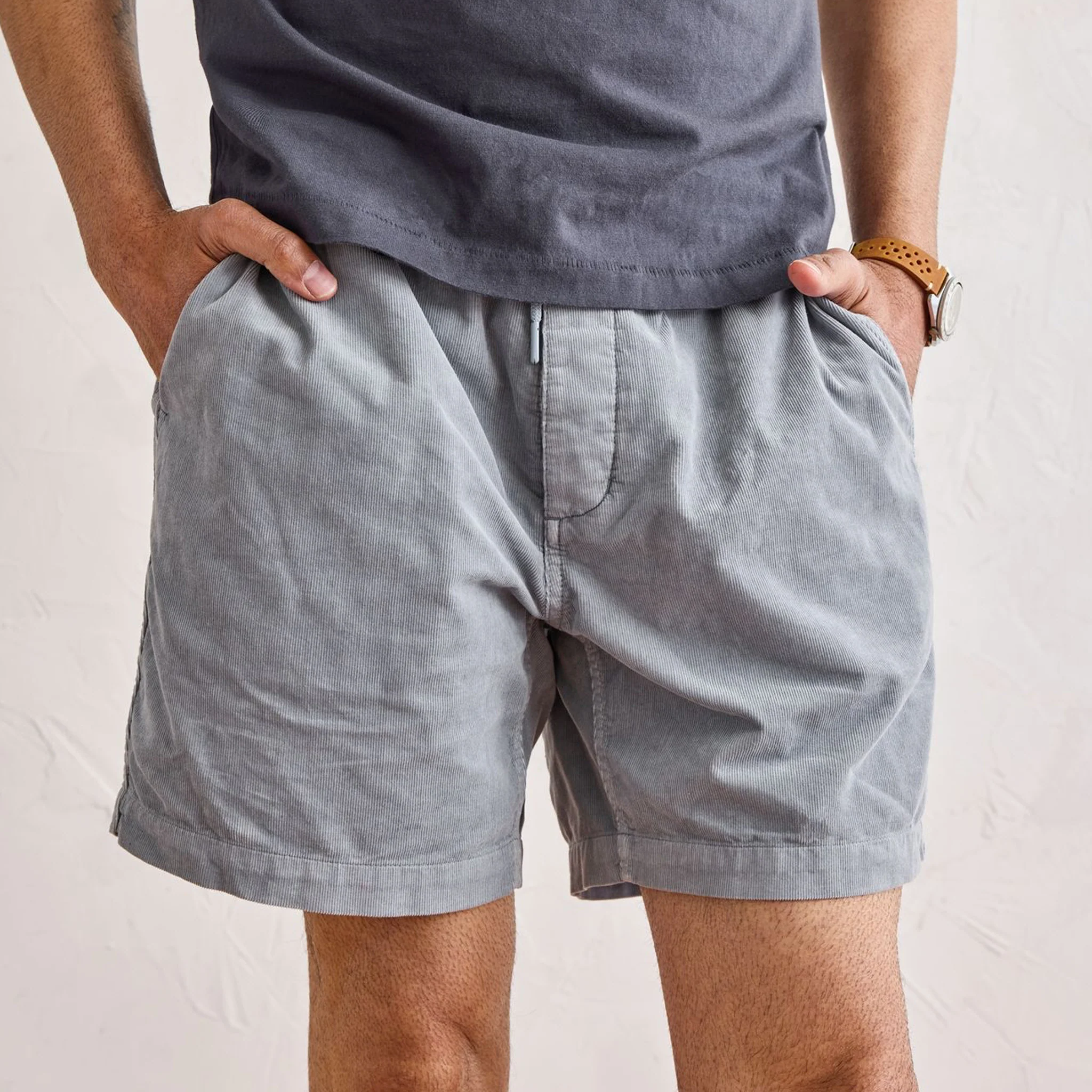 The Apres Short in Tradewinds Micro Cord - Image 2