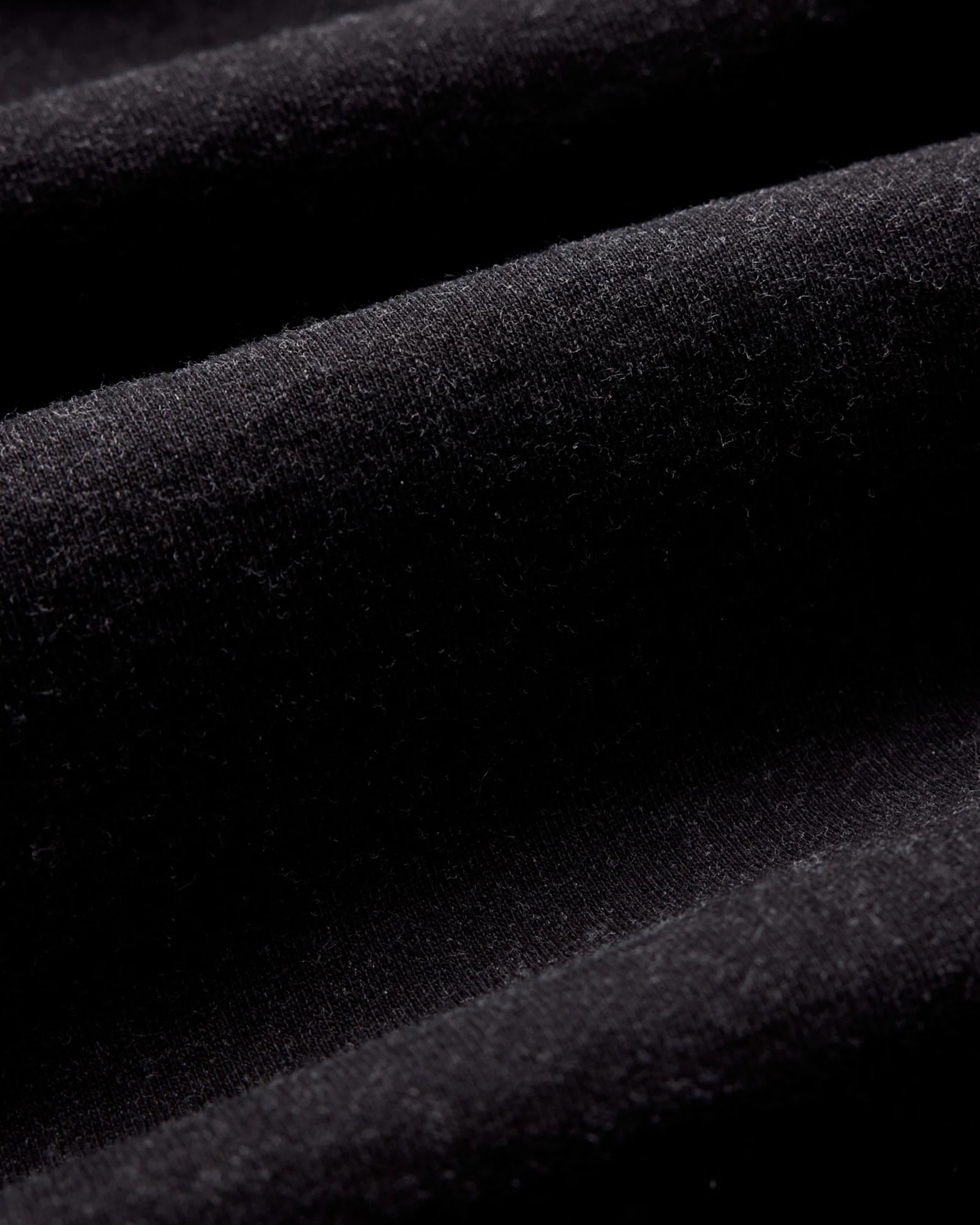 The Apres Zip Hoodie in Black Indigo Terry - Image 7