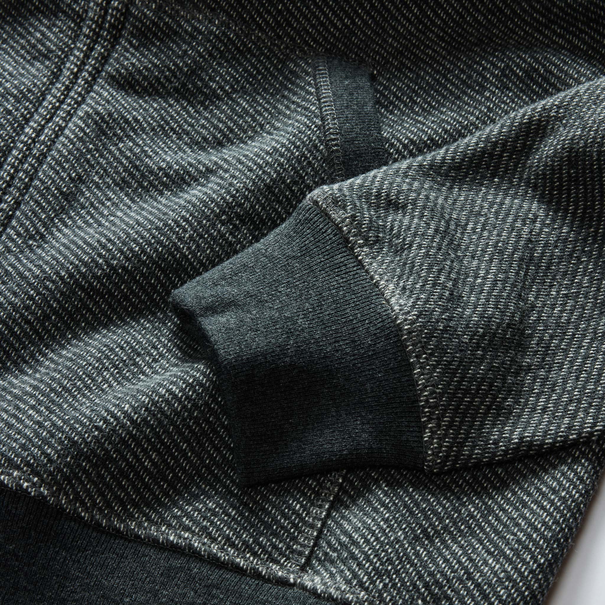 The Apres Zip Hoodie in Graphite French Terry Twill - Image 8