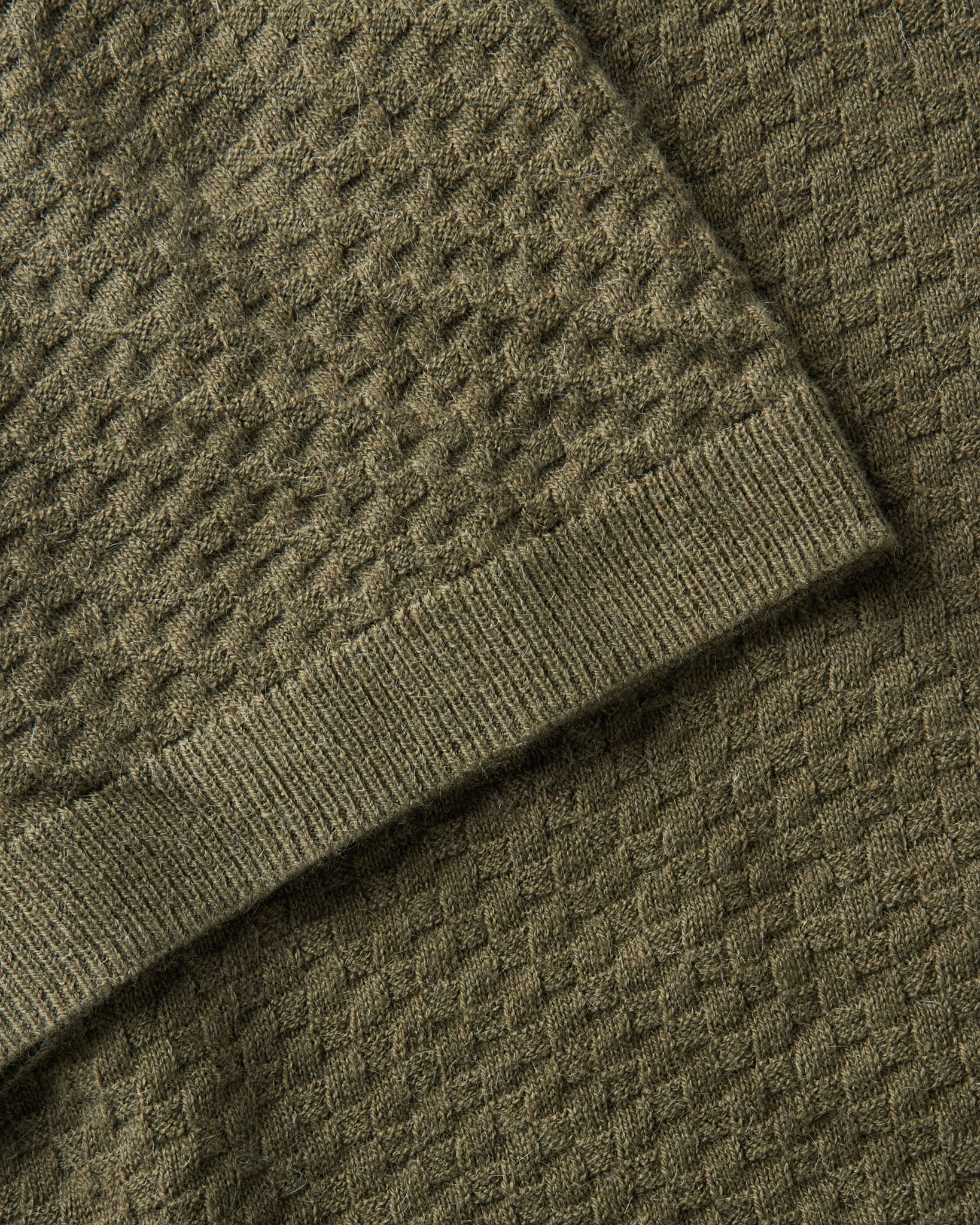 The Arlo Sweater Polo in Cilantro Texture Knit - Image 5