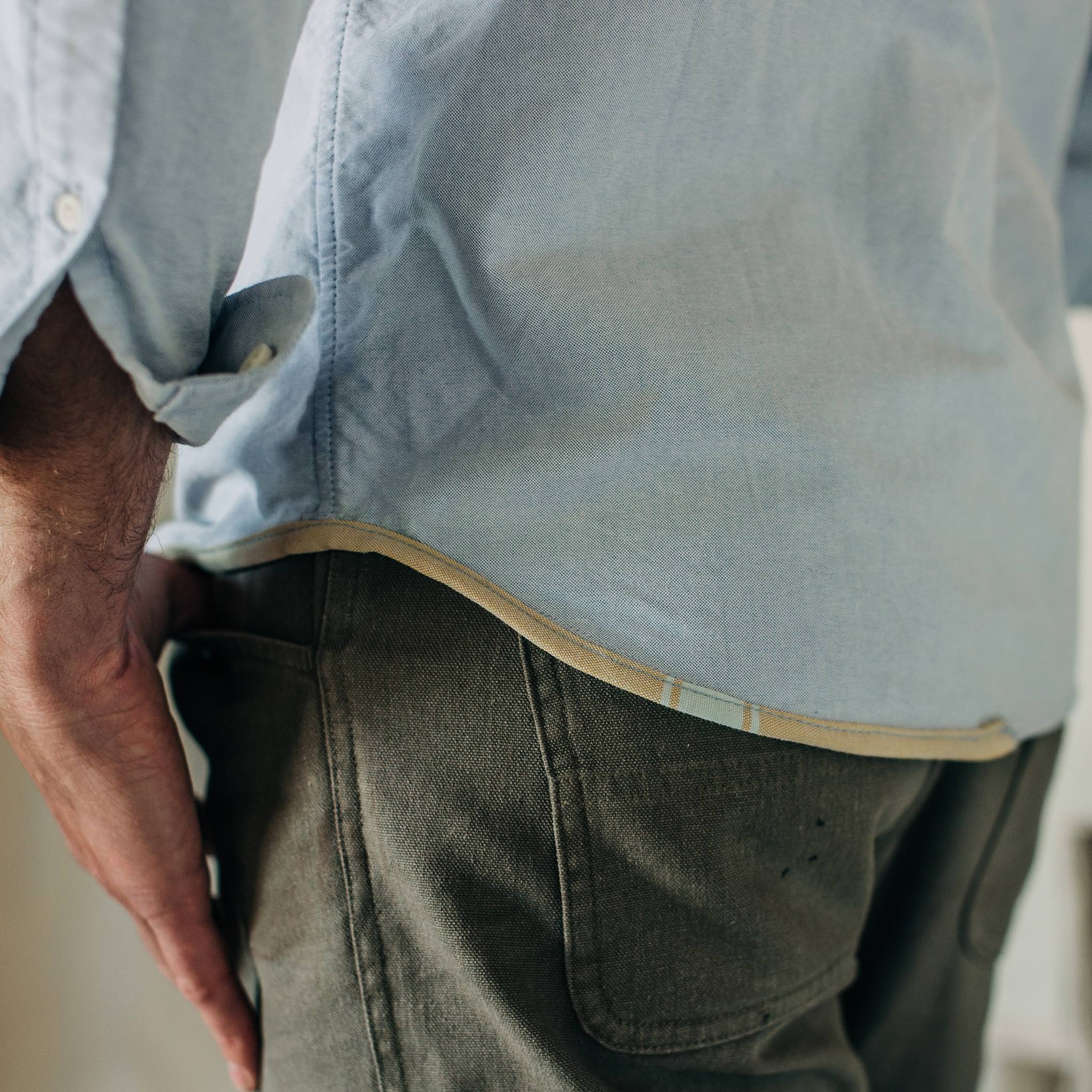 The Atelier and Repairs Jack in Washed Blue Oxford - Image 5