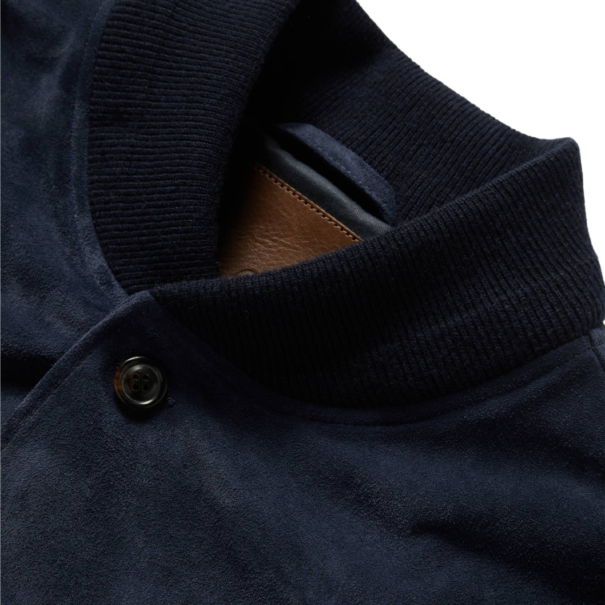 The Aviator Jacket in Midnight Suede - Image 6