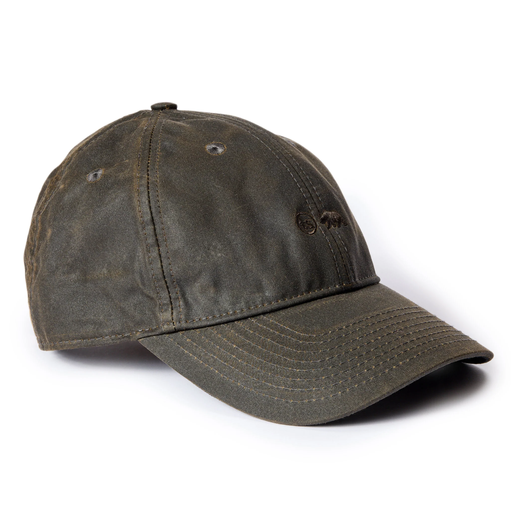 The Ball Cap in Soil Waxed Canvas - Image 4