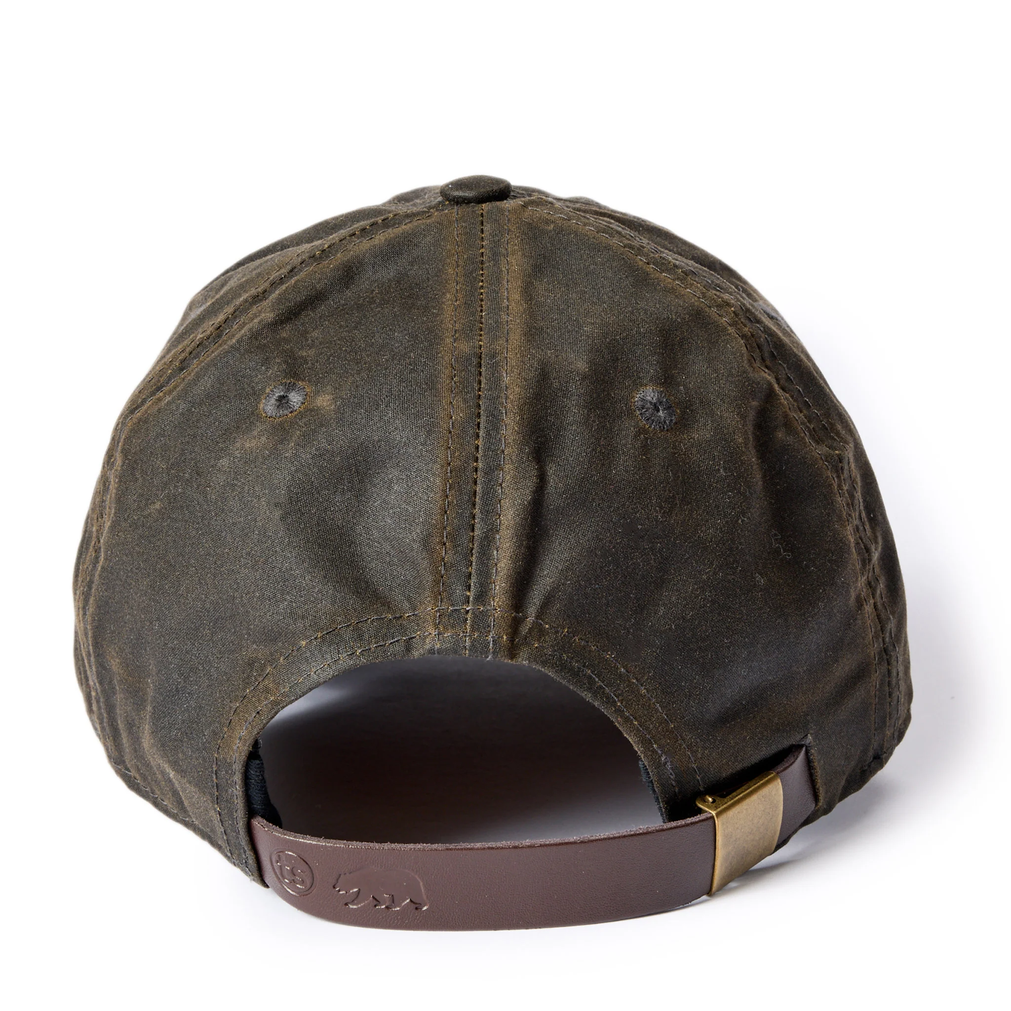 The Ball Cap in Soil Waxed Canvas - Image 6