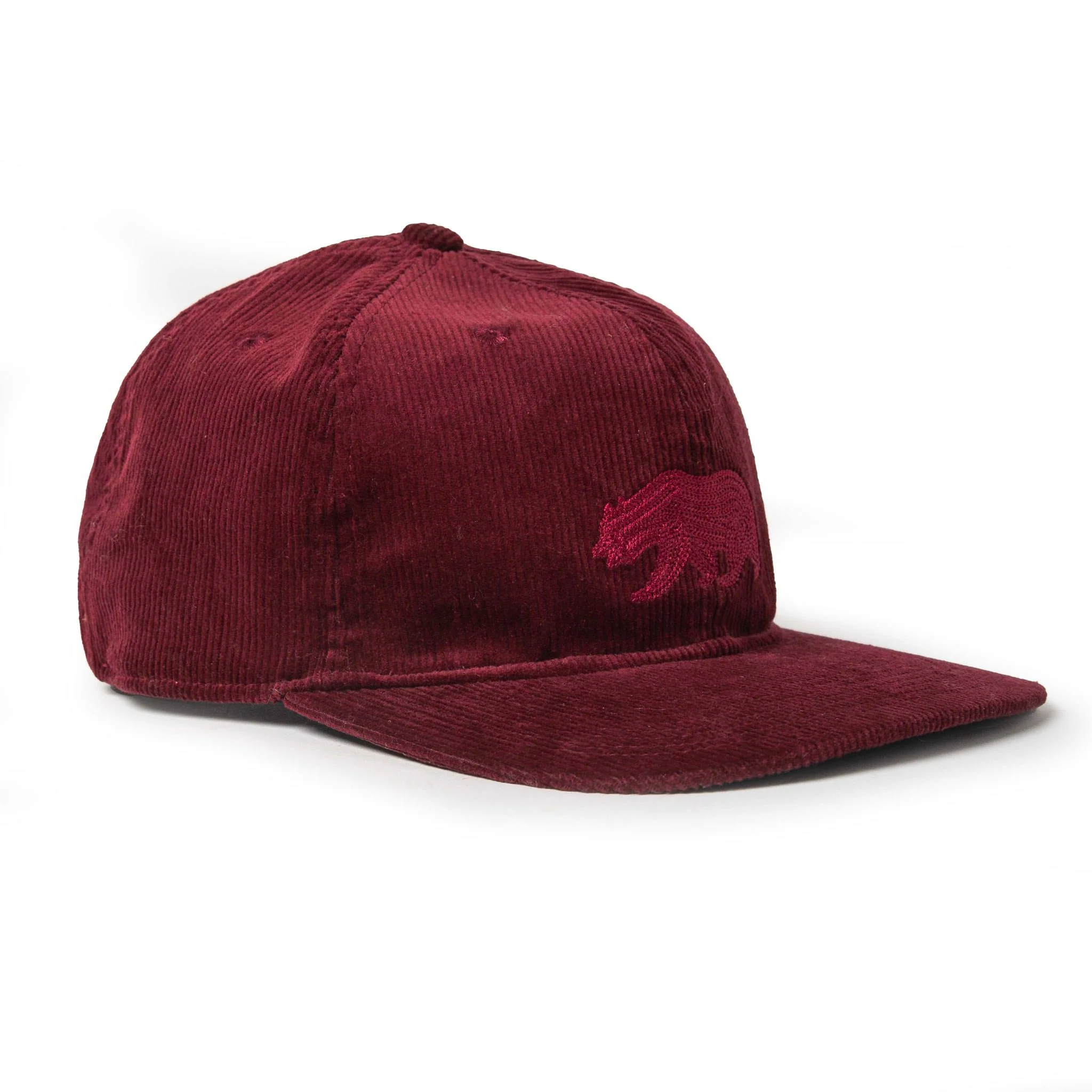 The Ball Cap in Burgundy Cord - Image 6