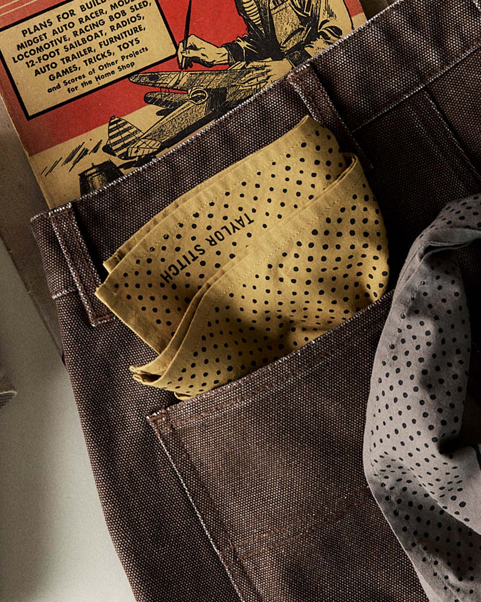 The Bandana in Honey Pindot - Image 3