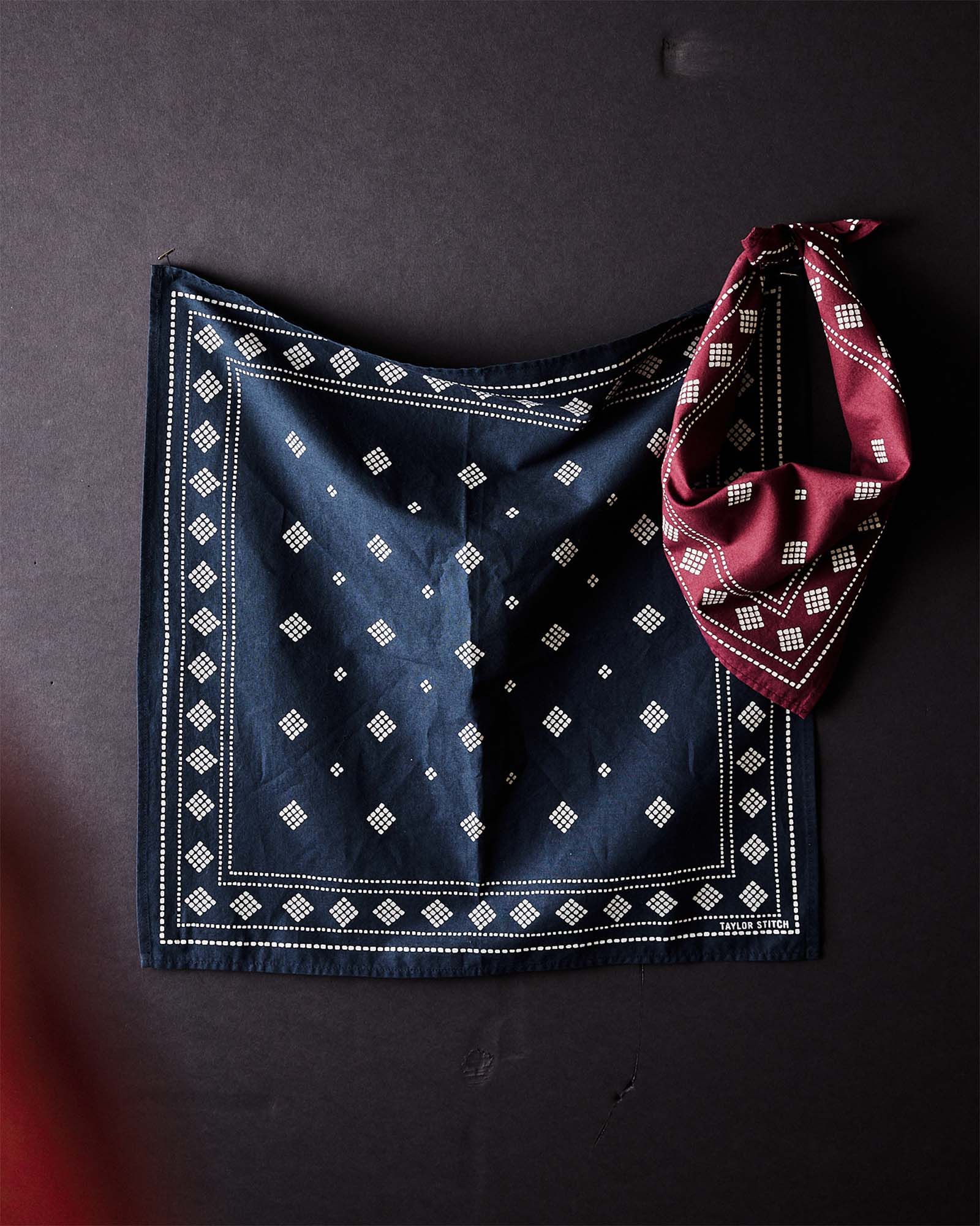 The Bandana in Navy Diamond - Image 4
