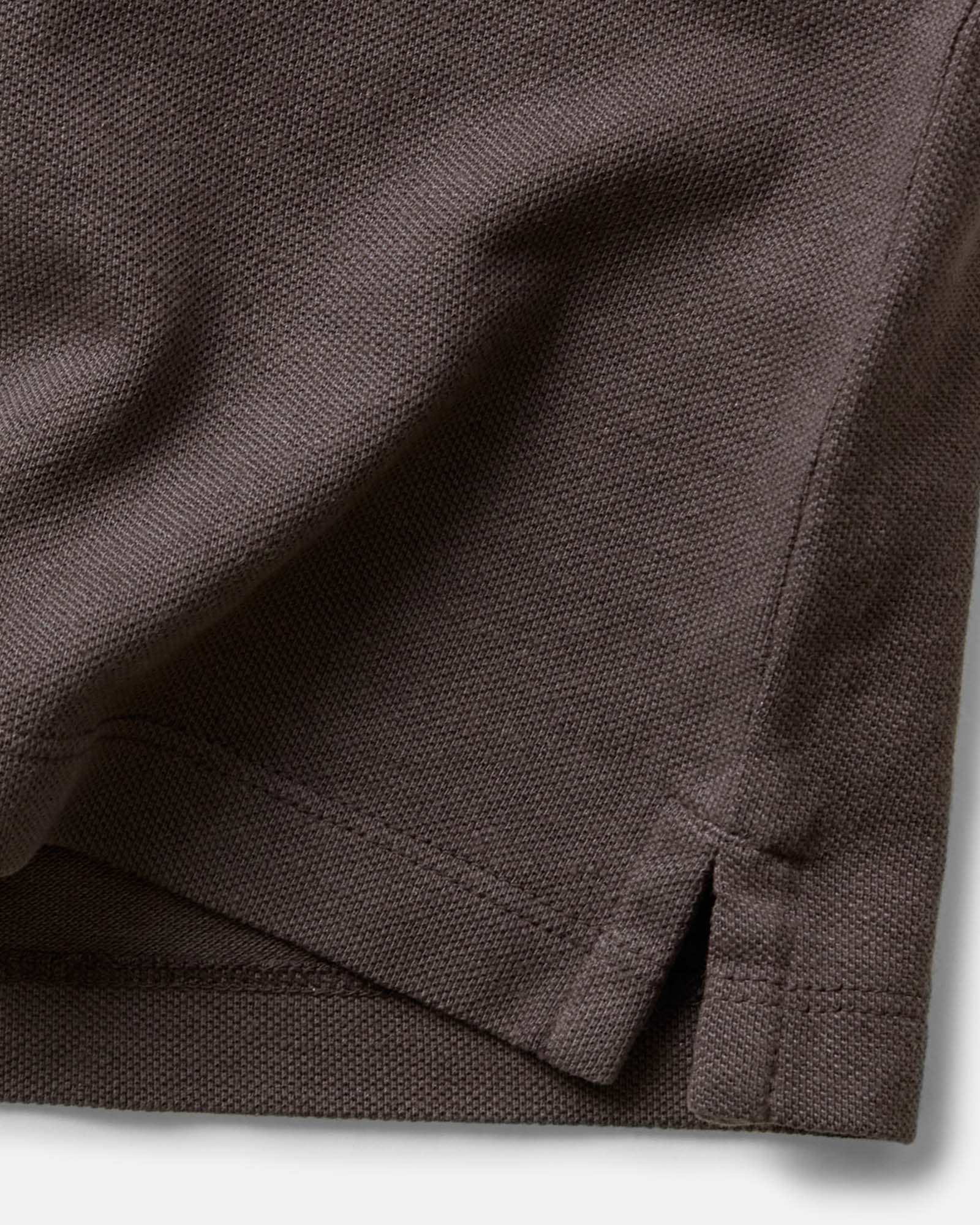 The Cotton Hemp Polo in Asphalt Pique - Image 7