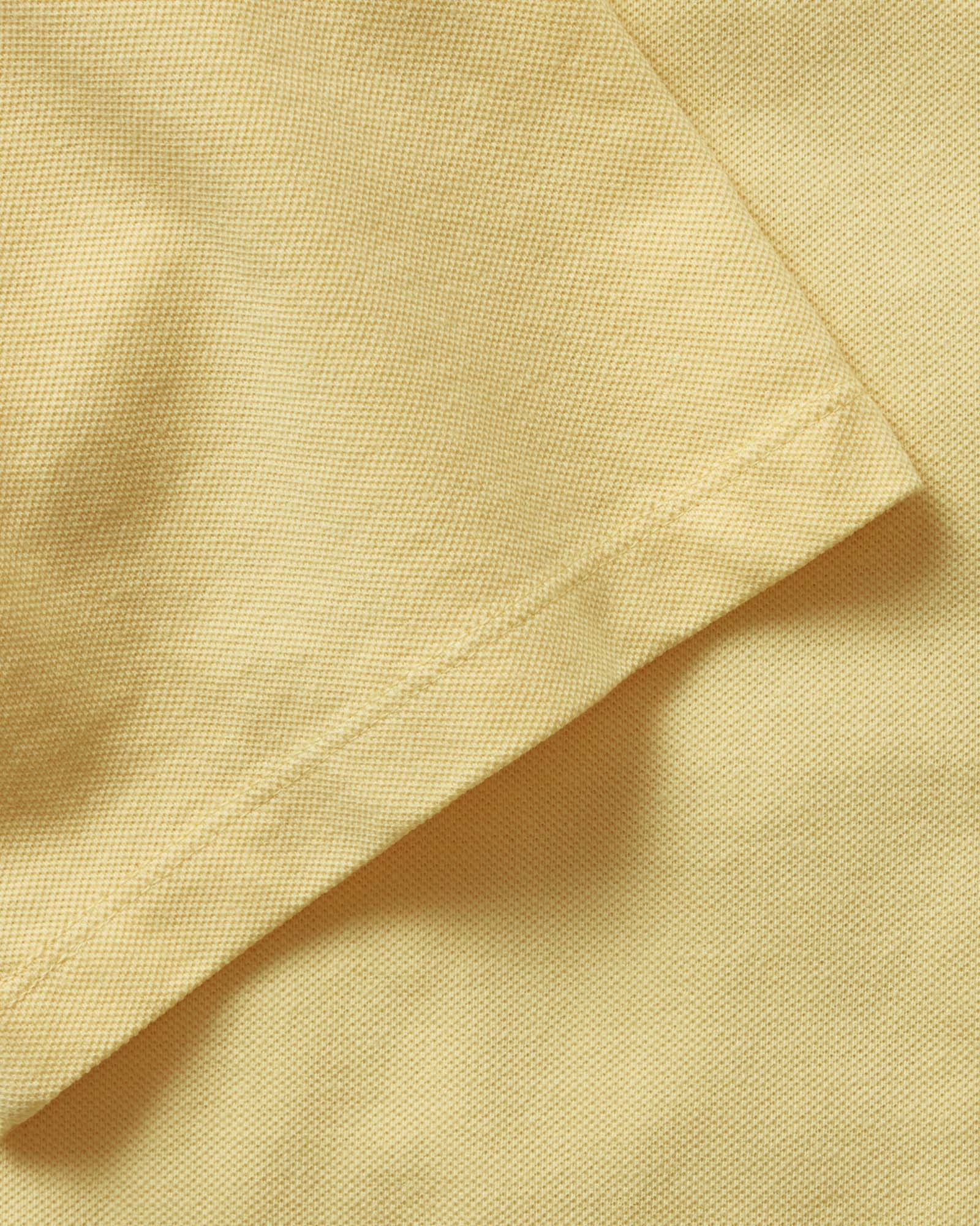 The Cotton Hemp Polo in Straw Pique - Image 6