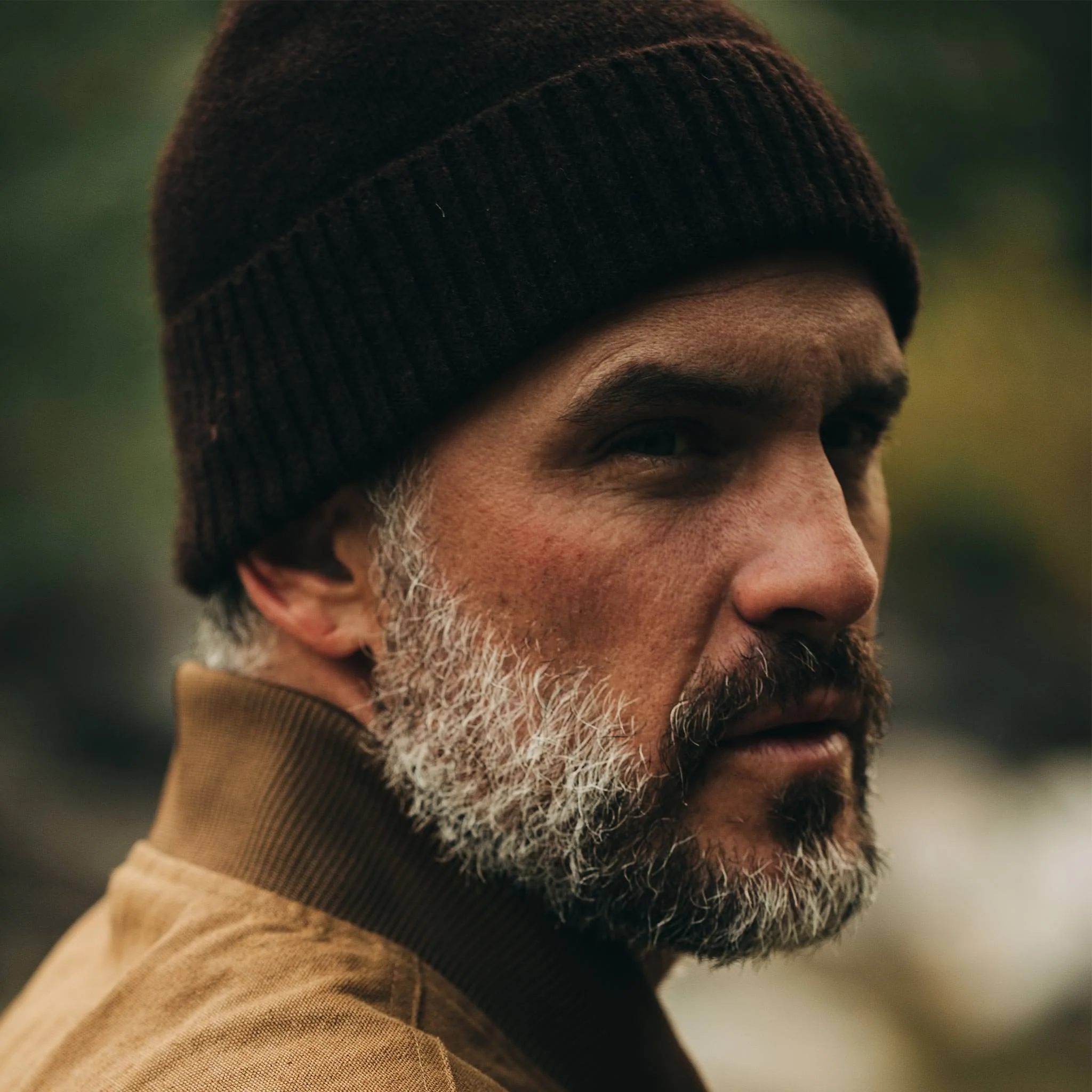 The Beanie in Chocolate Baby Yak - Image 3