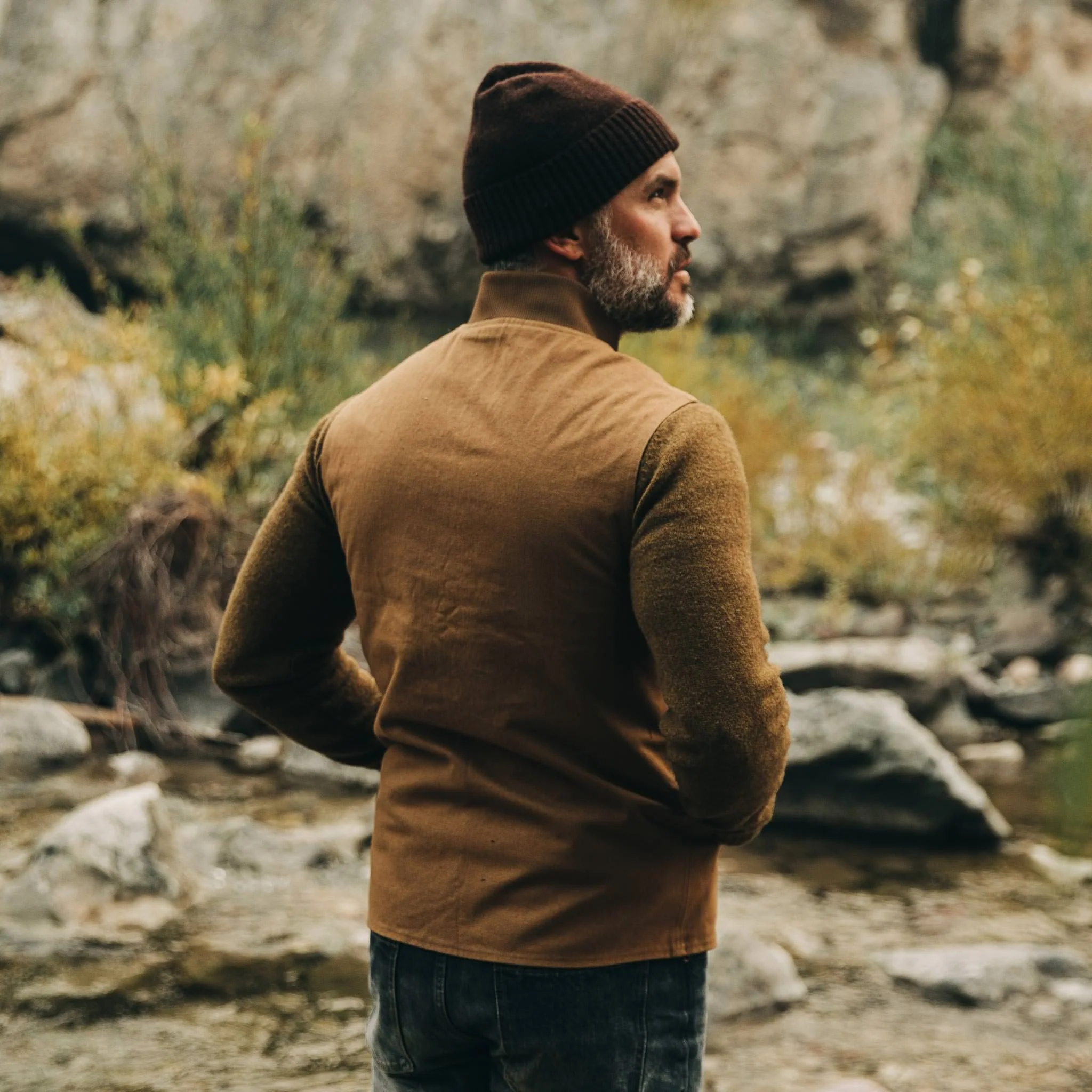 The Beanie in Chocolate Baby Yak - Image 4