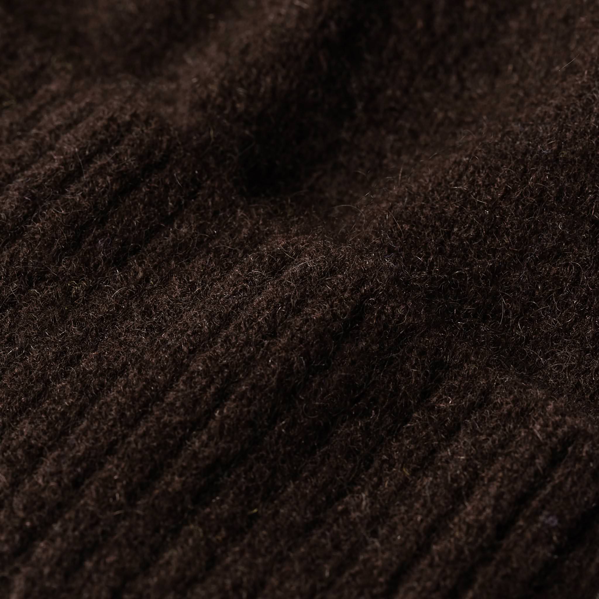 The Beanie in Chocolate Baby Yak - Image 5