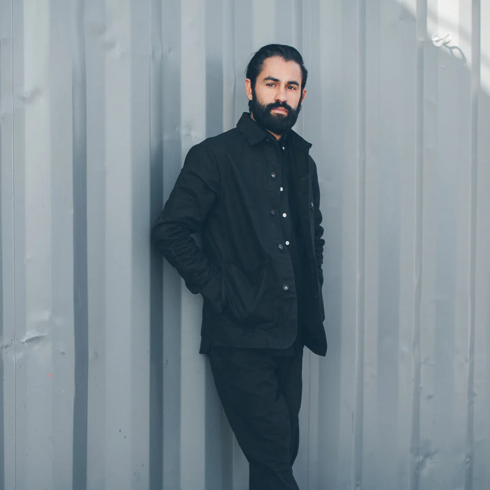 The Project Jacket in Black Water Repellent Canvas - Image 2