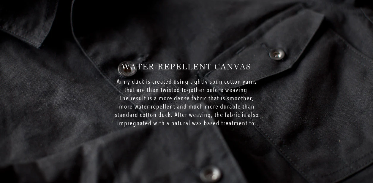 The Project Jacket in Black Water Repellent Canvas - Image 9