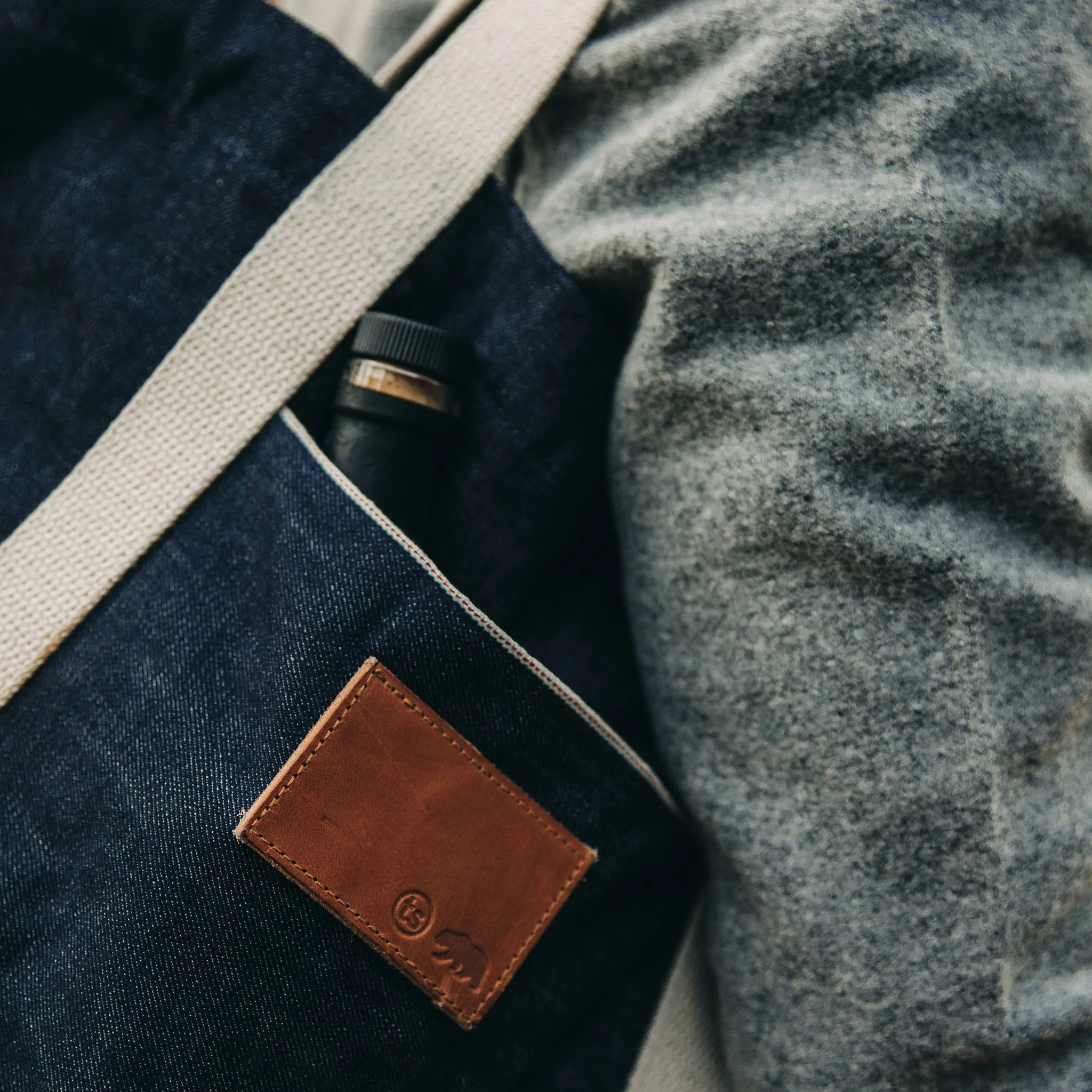 The Boat Tote in Cone Mills Reserve Selvage - Image 3