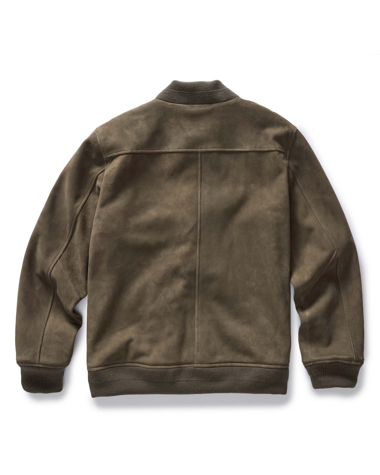 The Bomber Jacket in Army Suede - Image 10